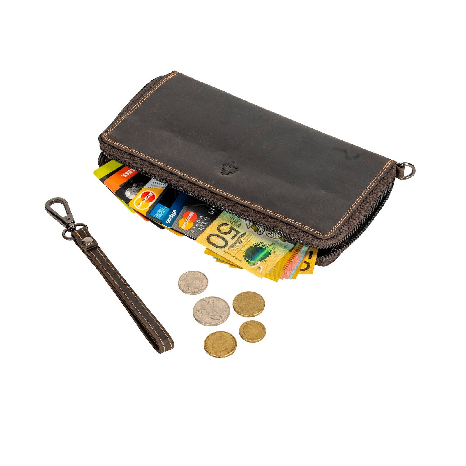 Leather Wallet GW2282 Brown