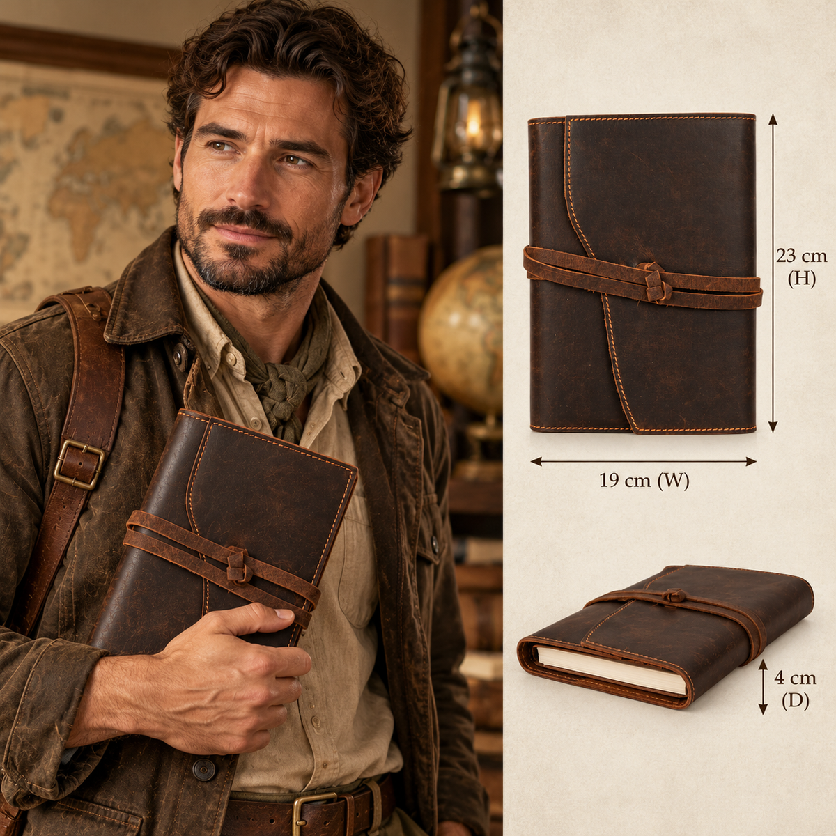 Leather Journal Diary