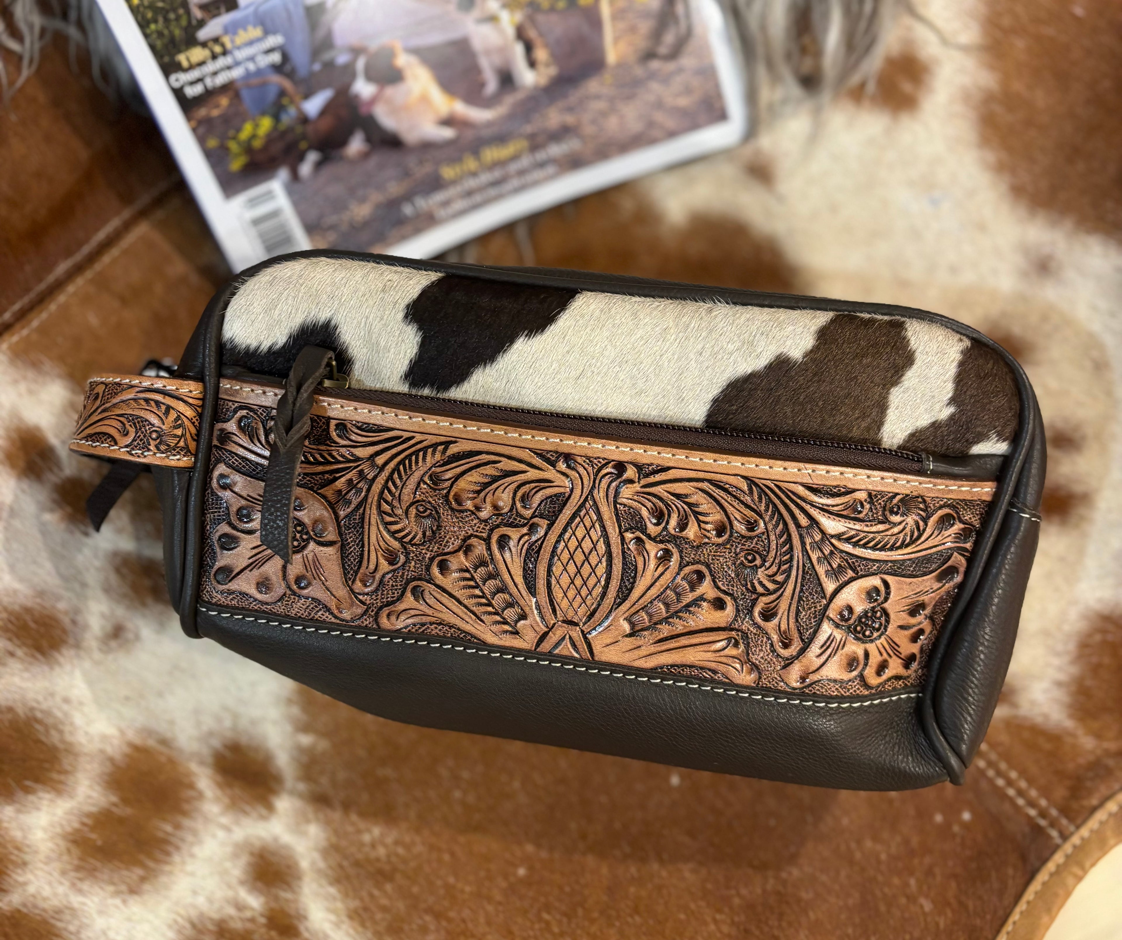 Tooled Toiletry Bag