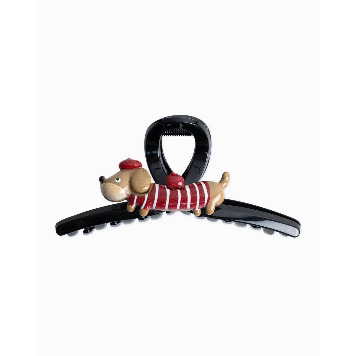 Apple Puppy Hair Claw Clip