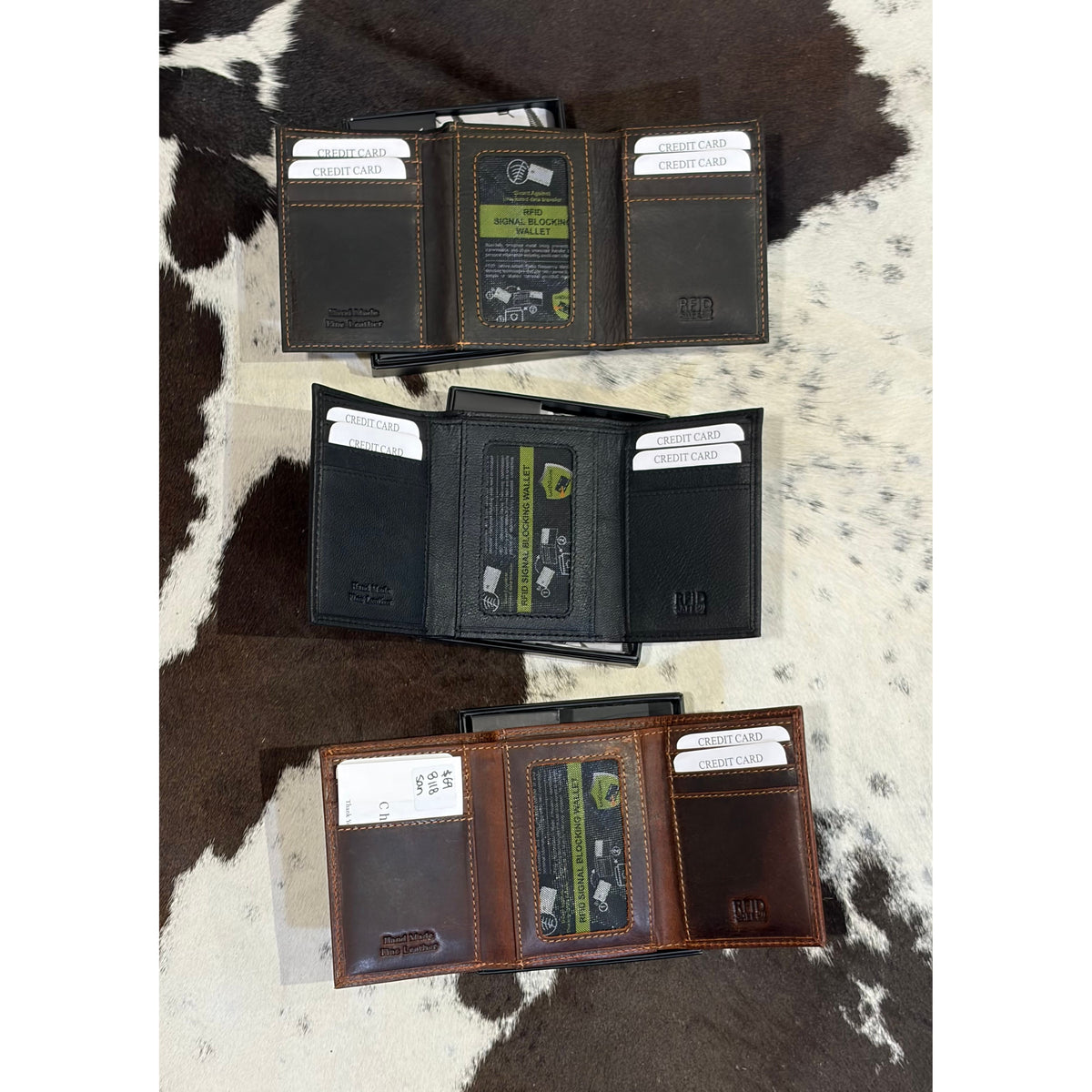 Tri-Fold Leather Wallet