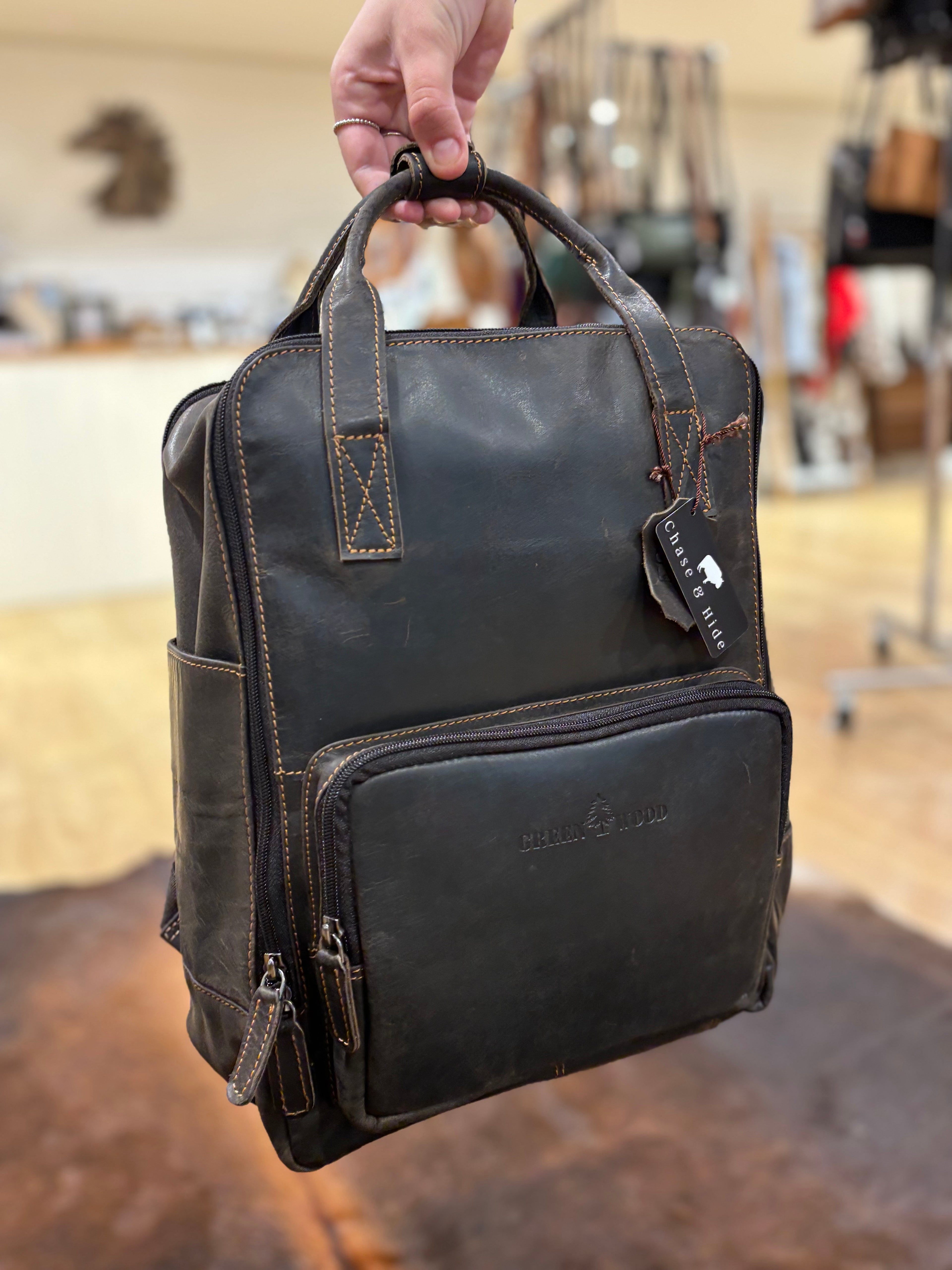 Leather Backpack