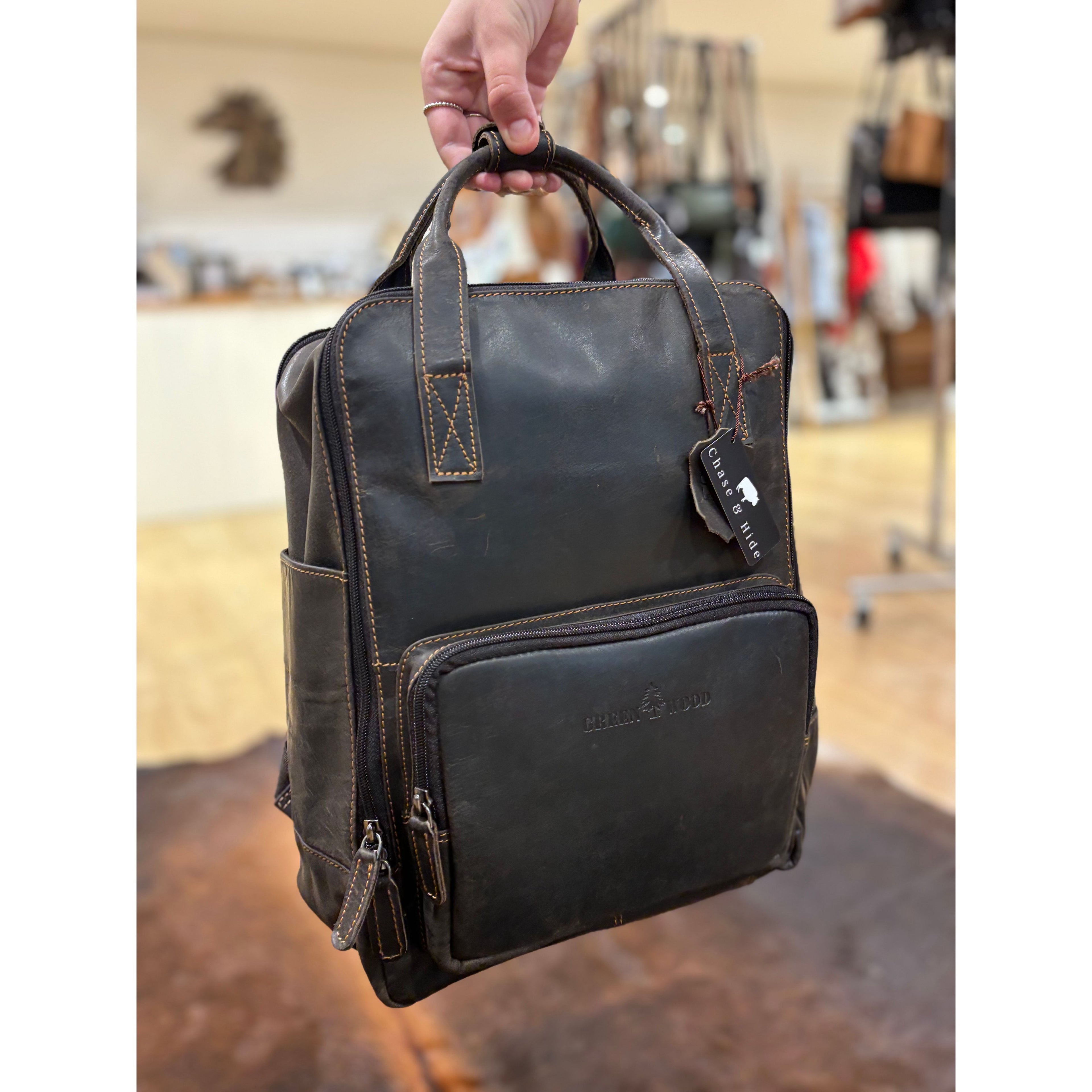 Leather Backpack