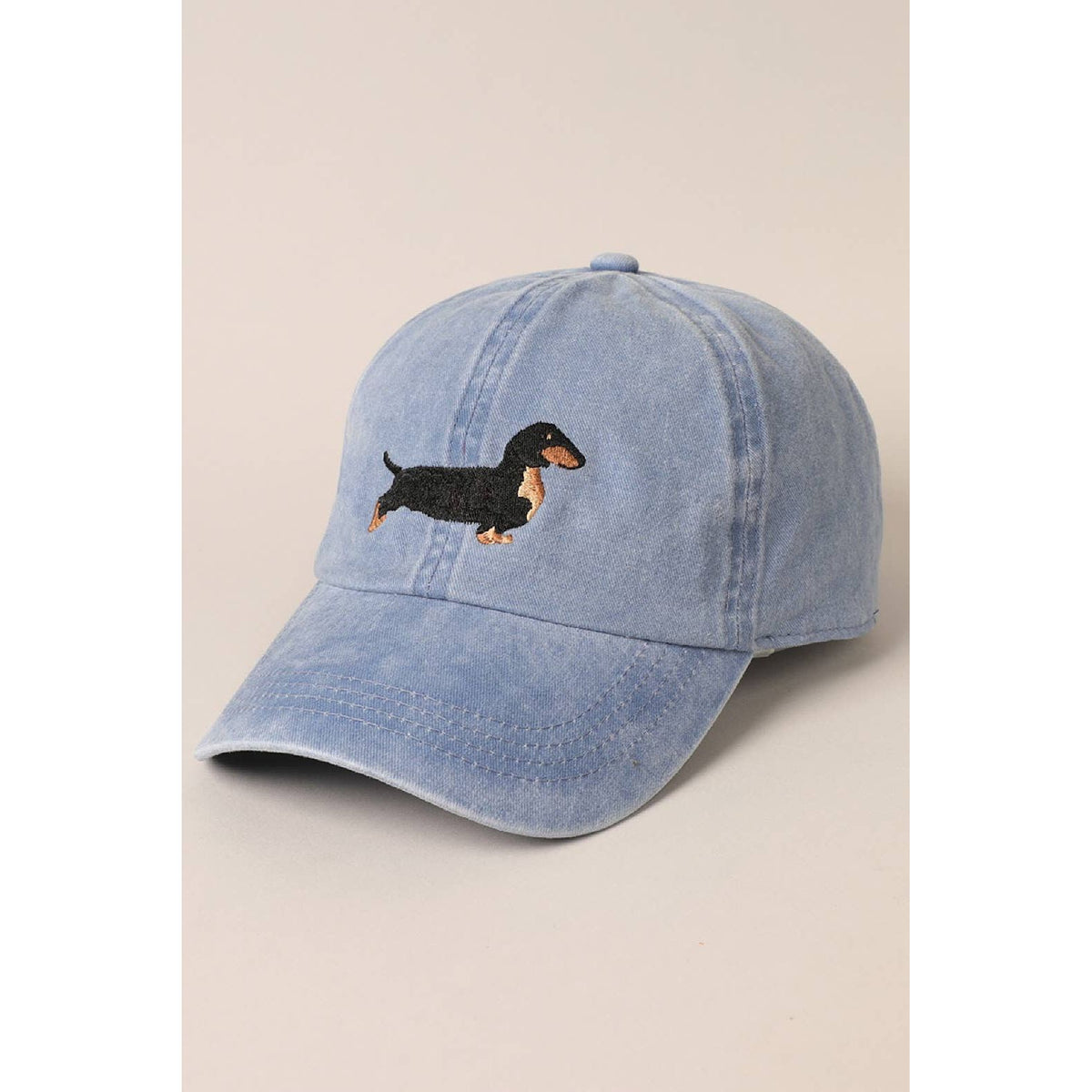 Dachshund Embroidered Baseball Dad Cap