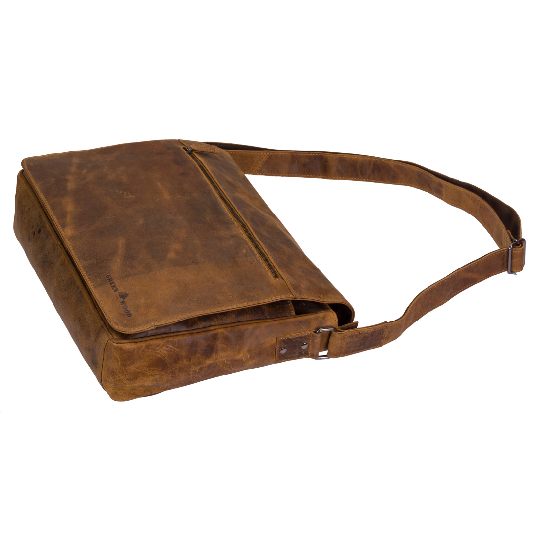 Leather Laptop Bag Richard Camel GW835CAM