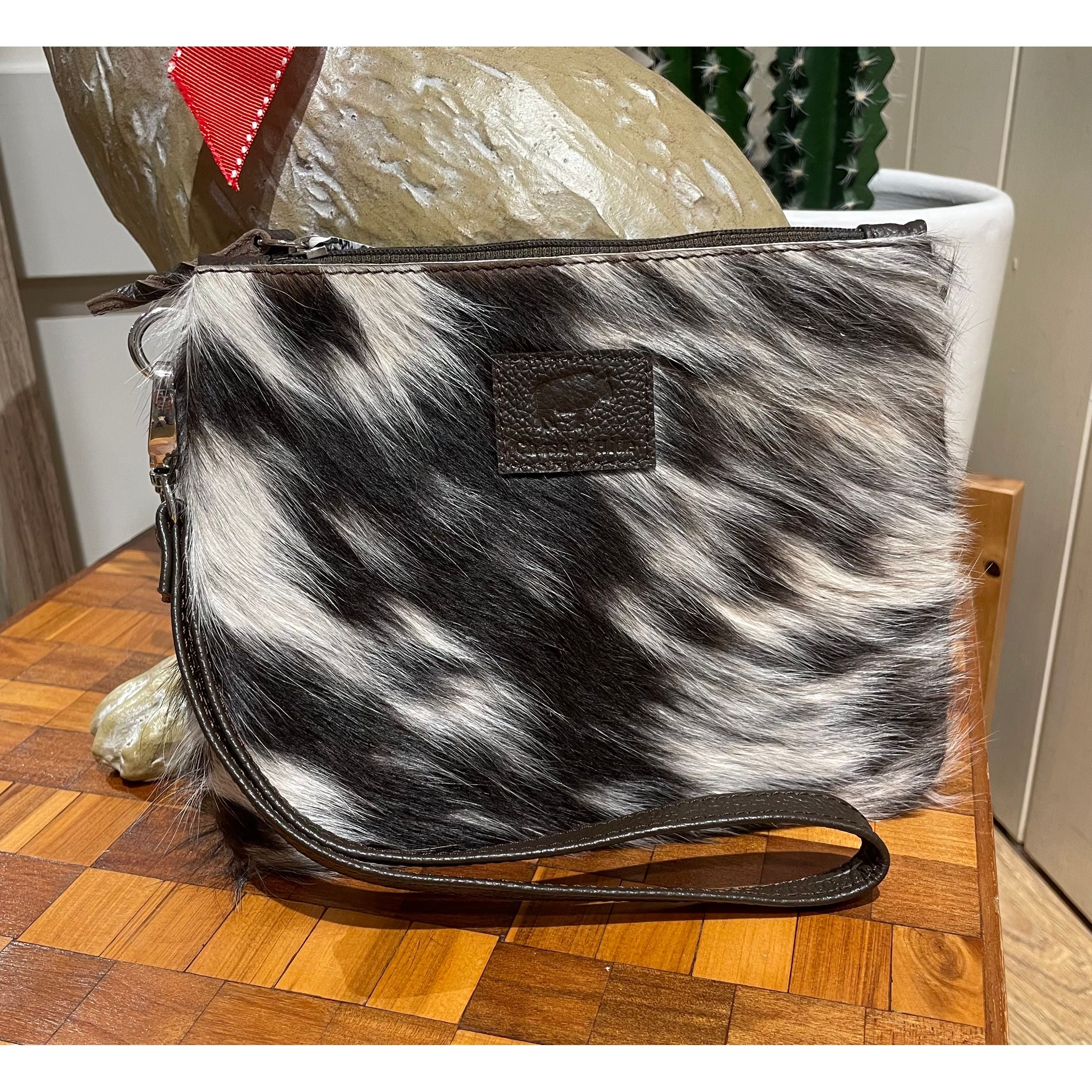 Midi Hide Chocolate Clutch