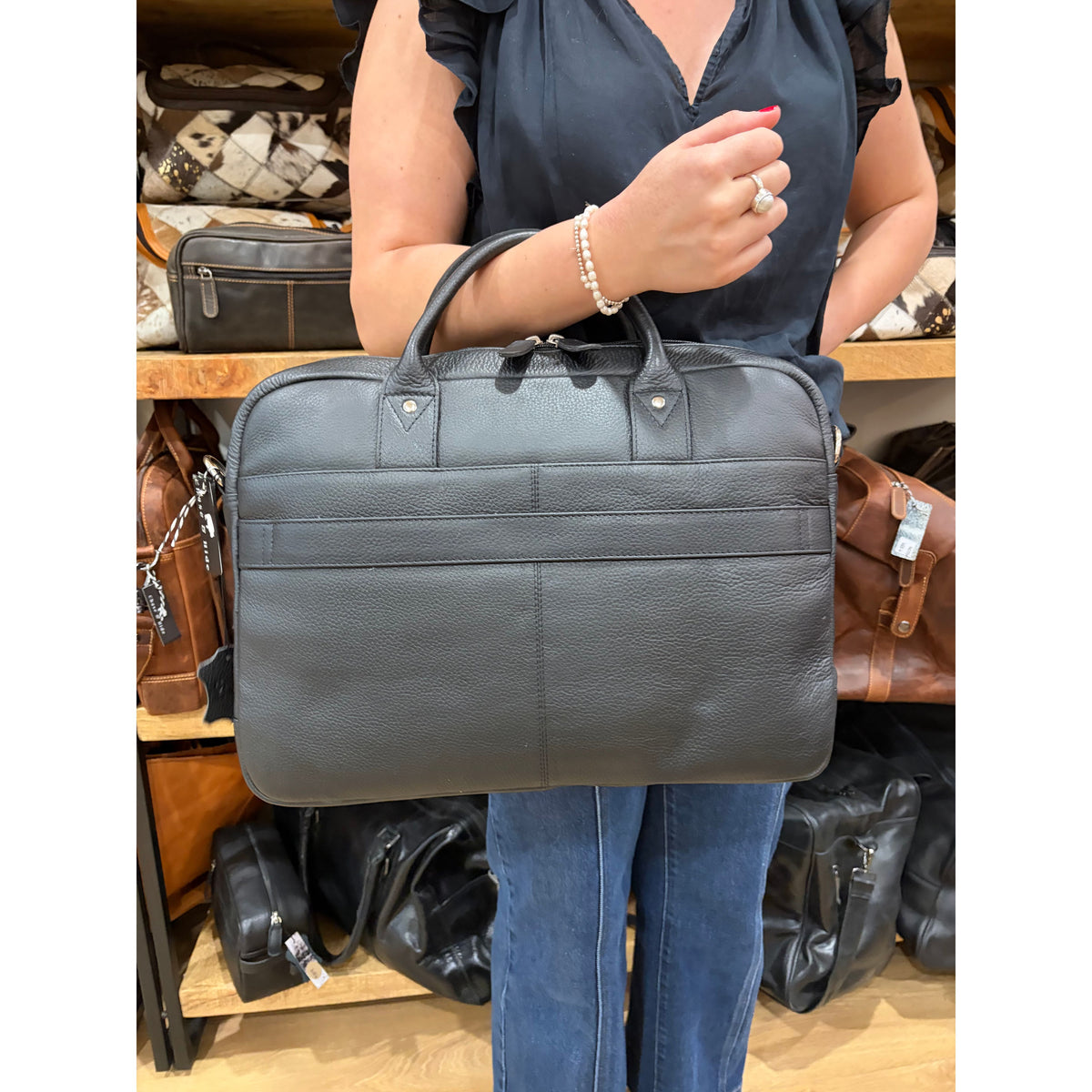 17” Leather Laptop Case - 2076