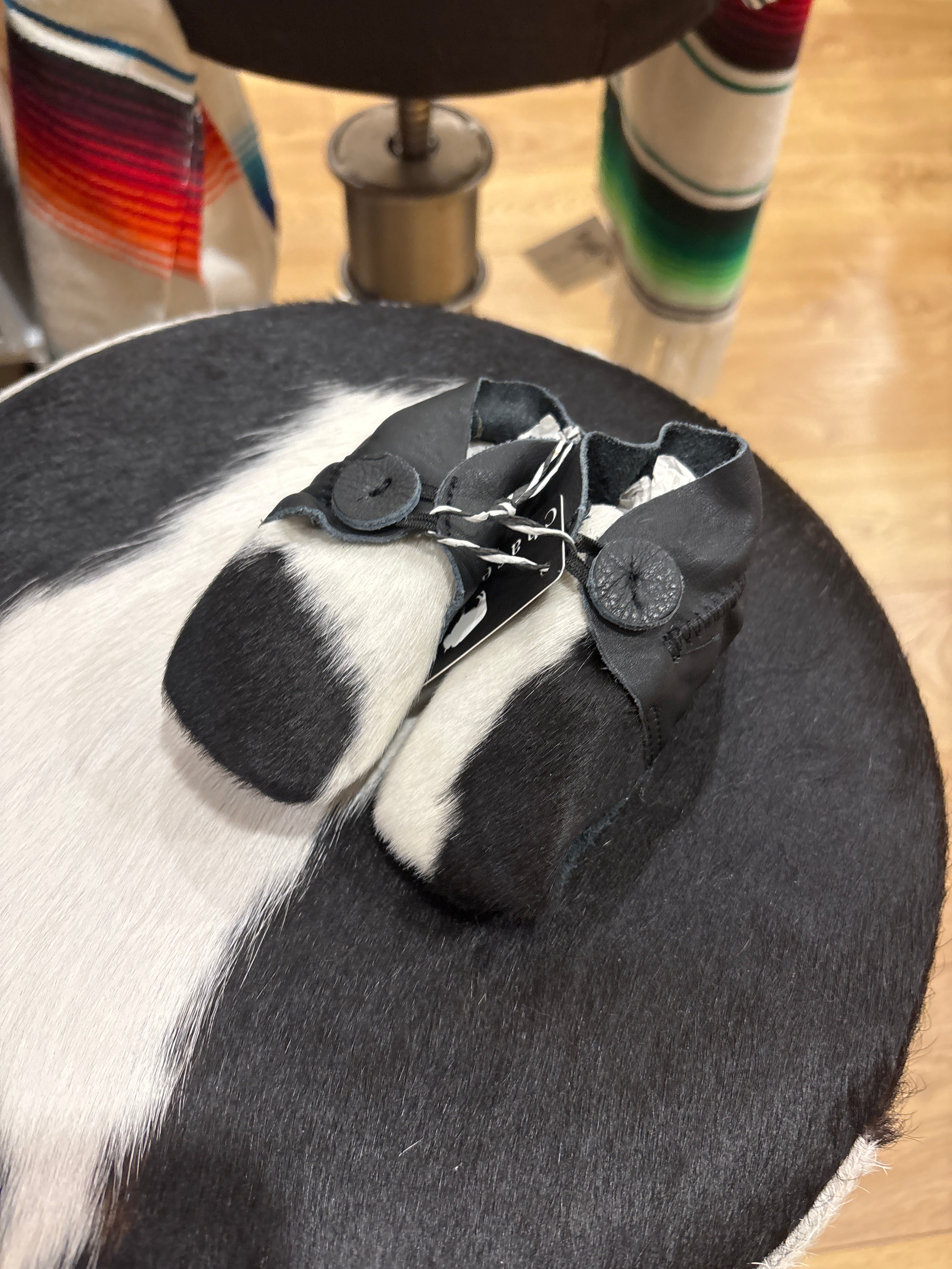 Leather Baby Booties