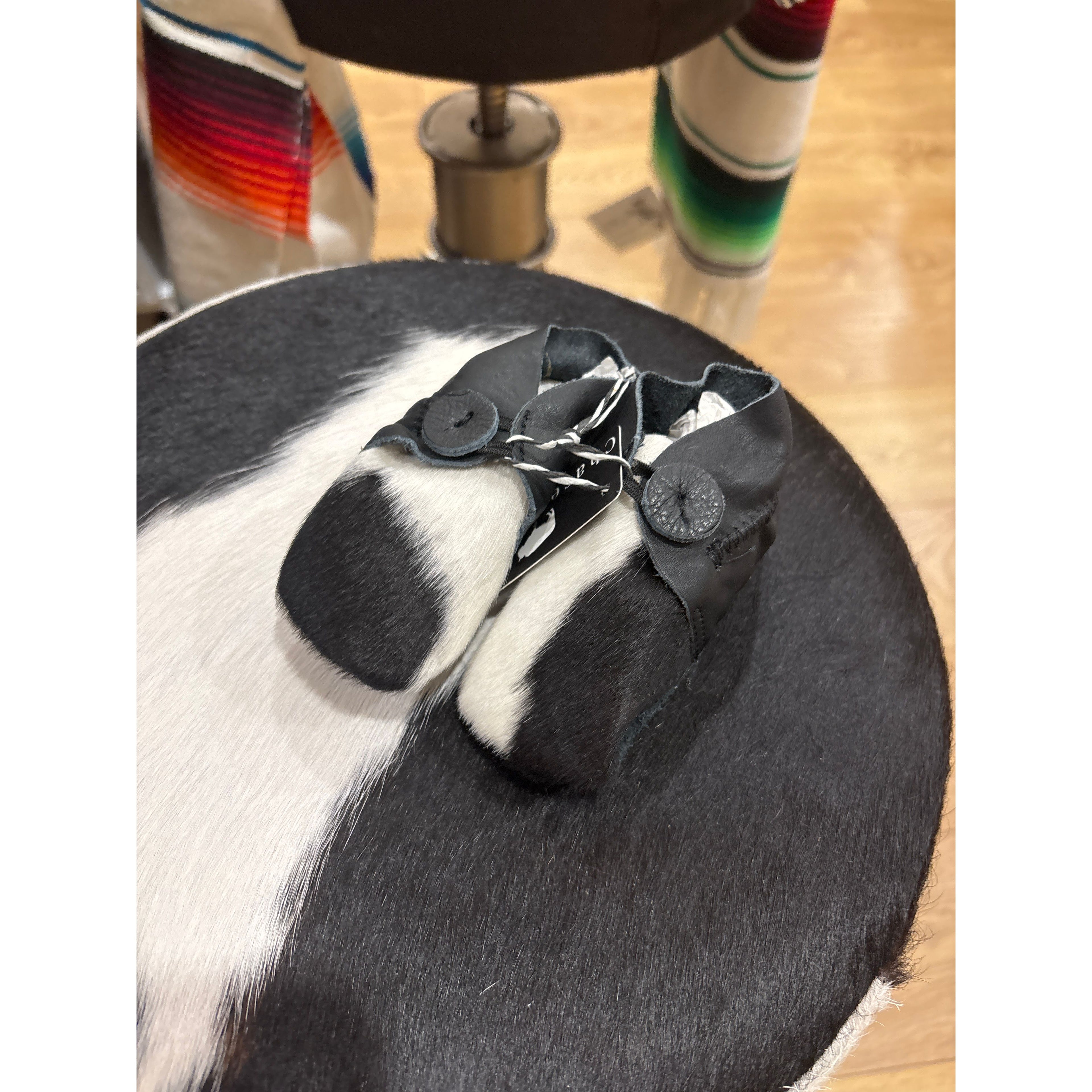 Leather Baby Booties