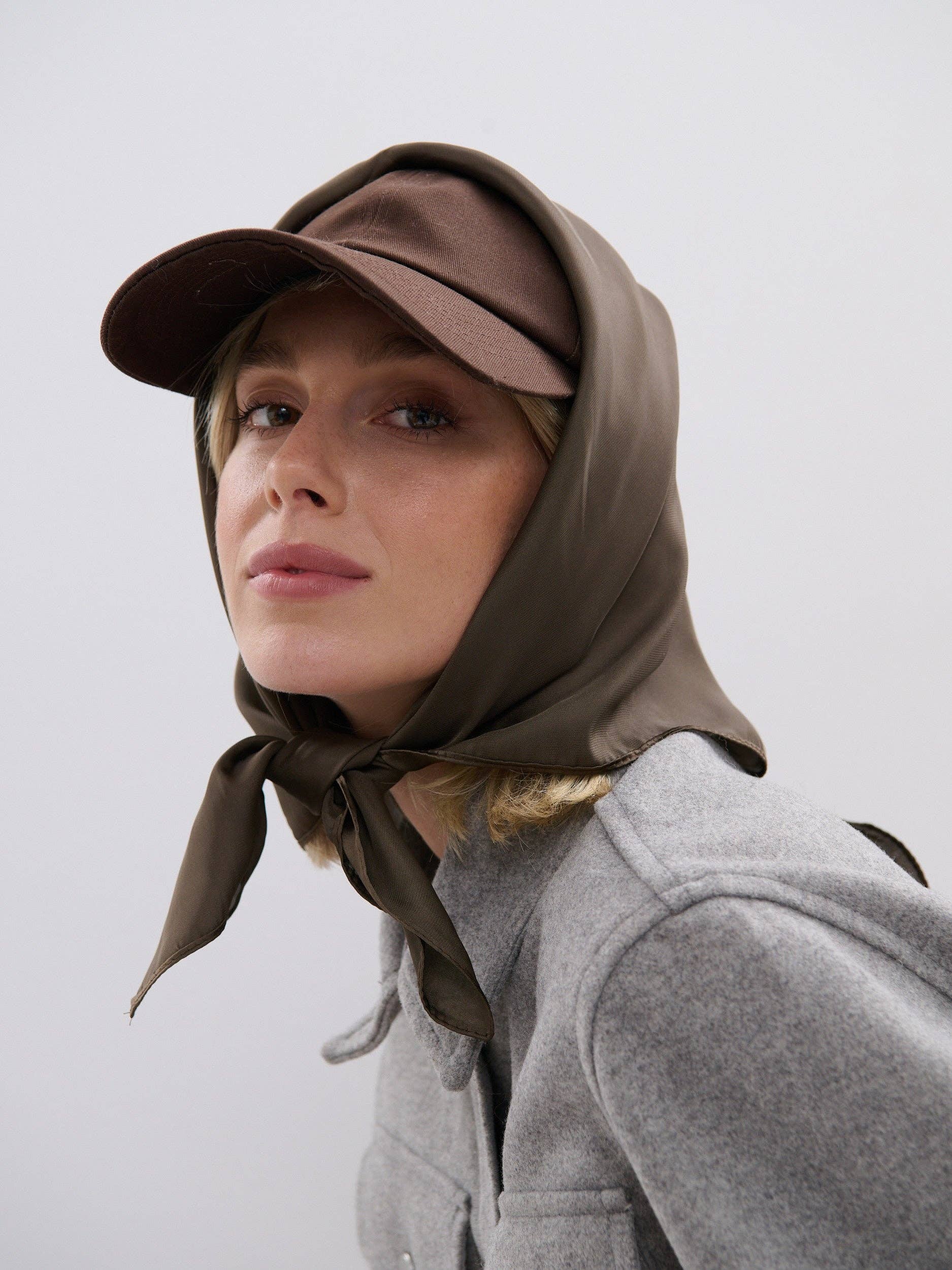Mocha Plain Bandana