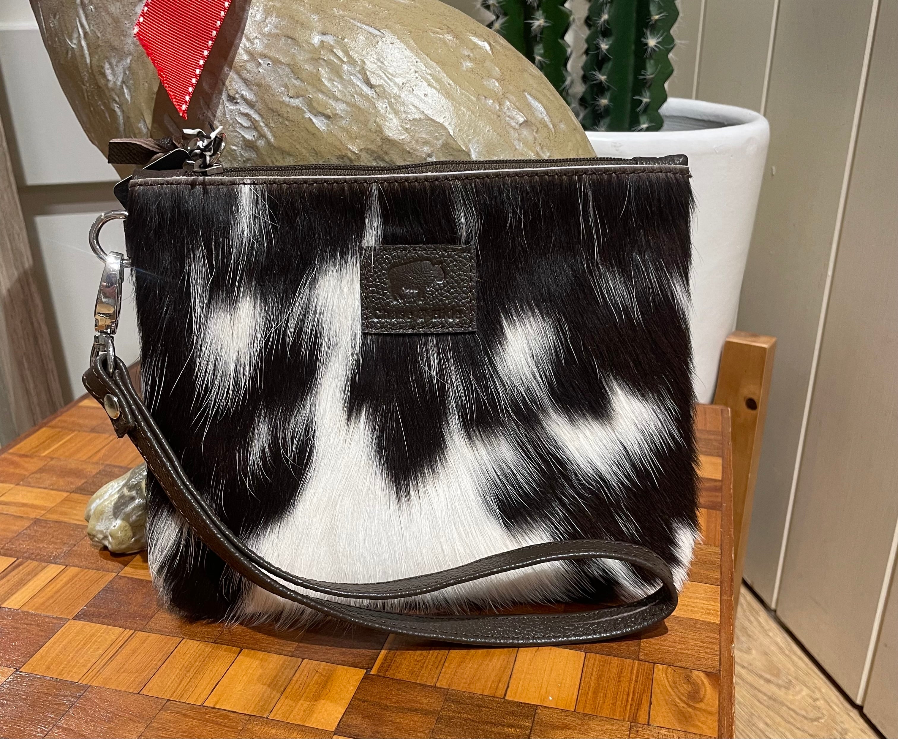 Midi Hide Chocolate Clutch