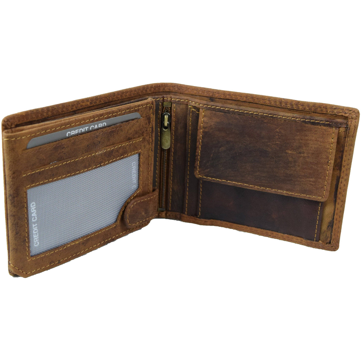 Leather Wallet George - Sandal GW2157SAN
