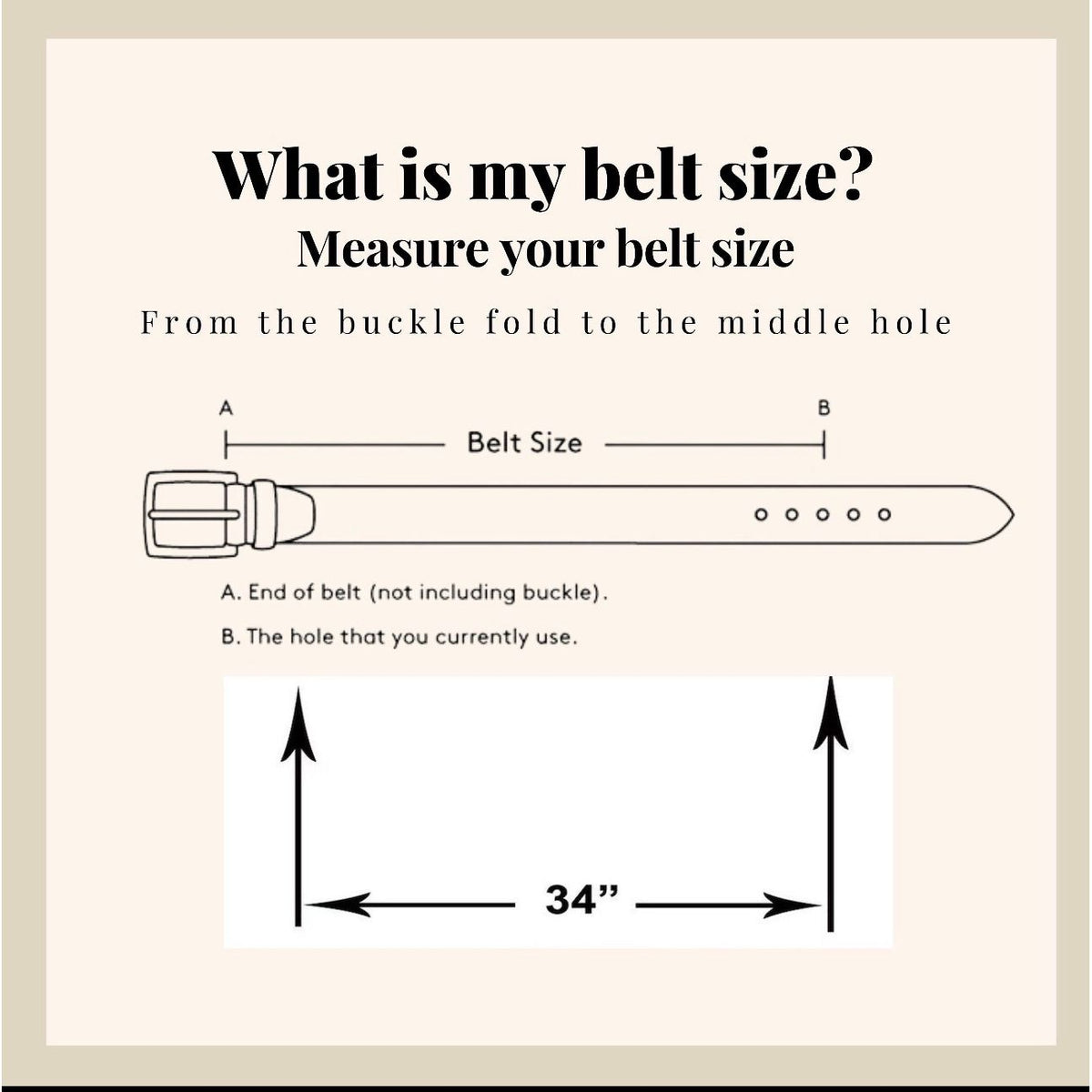 Mens Leather Belt Black with Sliver Buckle