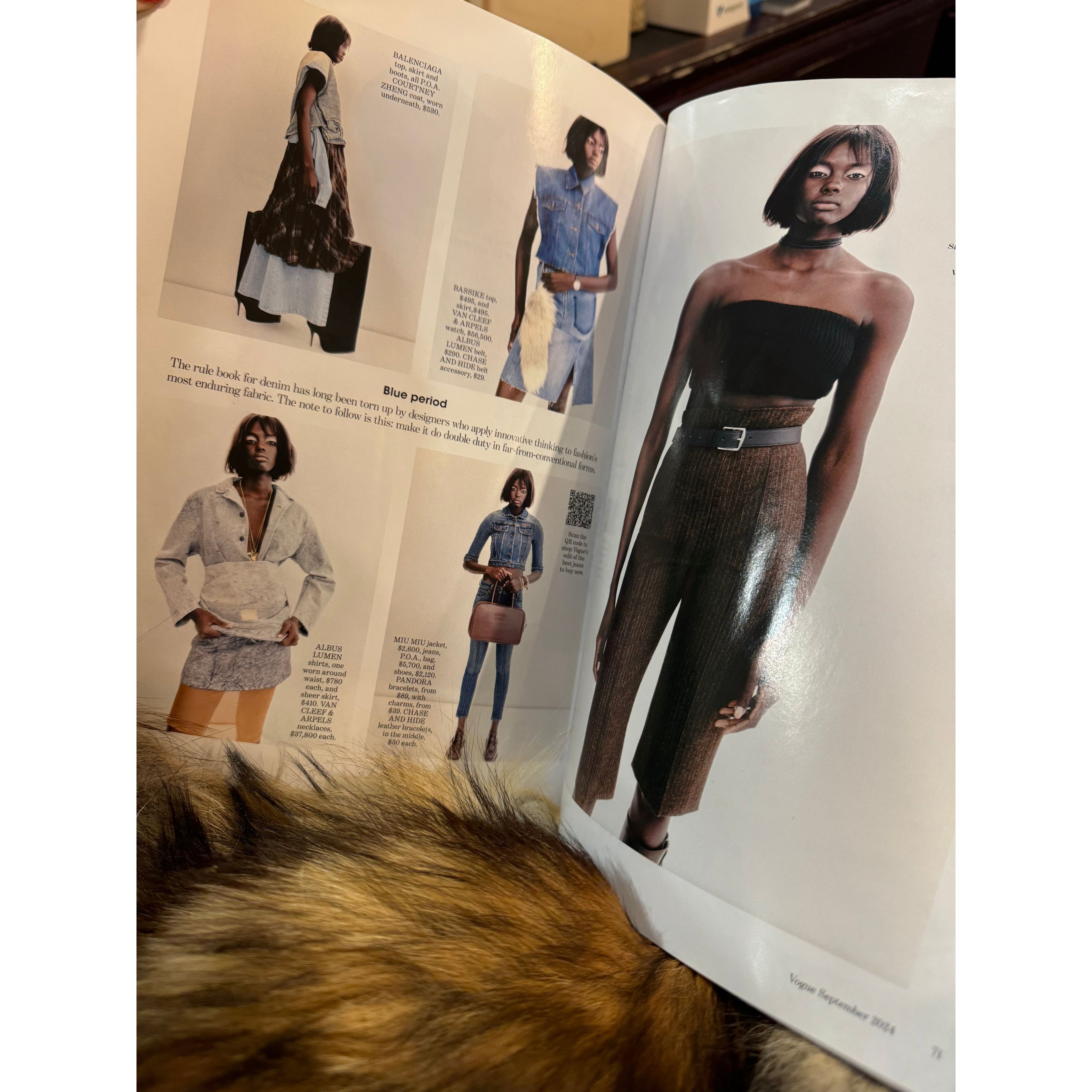 Fox Tail Keyring / keychain