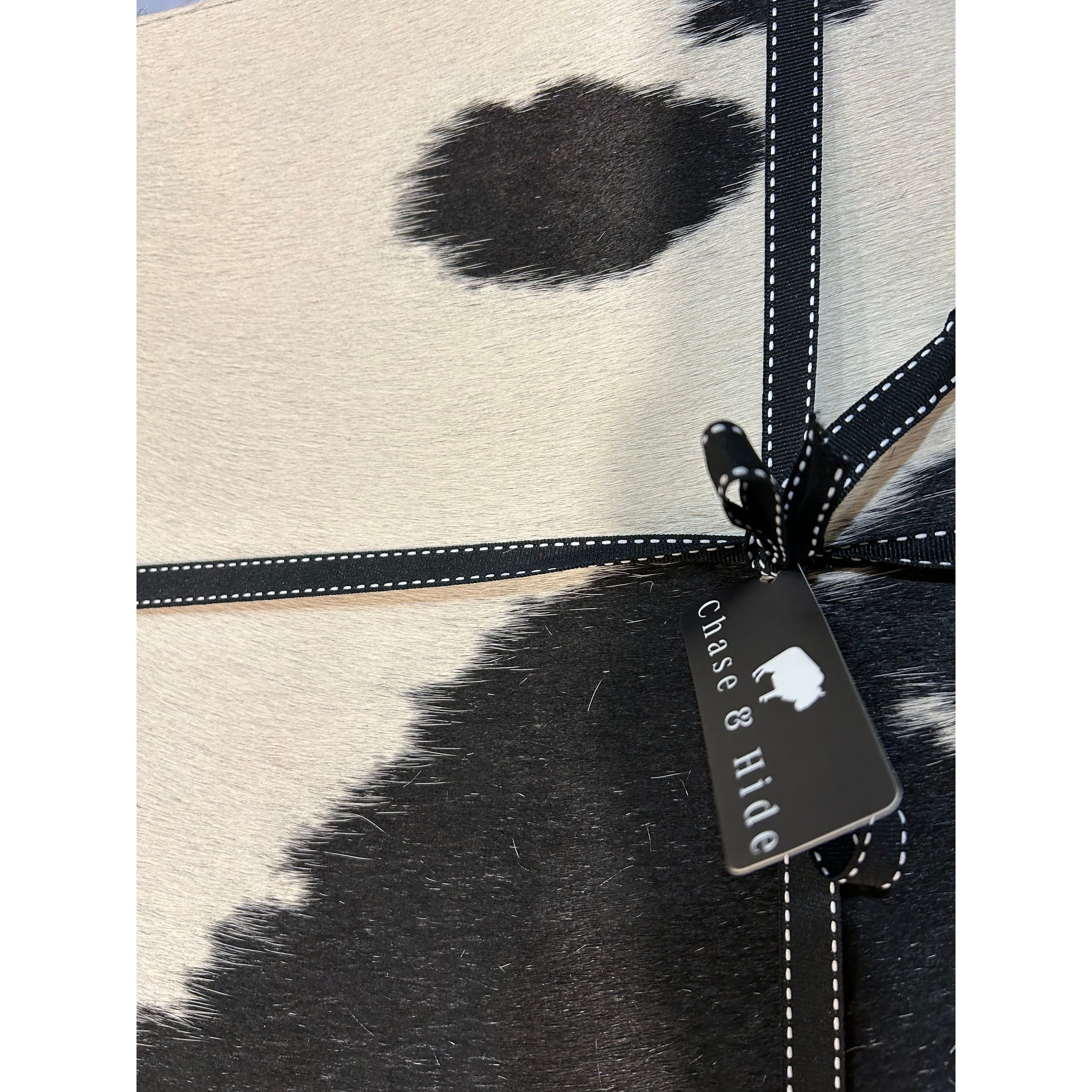 Plain cowhide placemats ( set of six)
