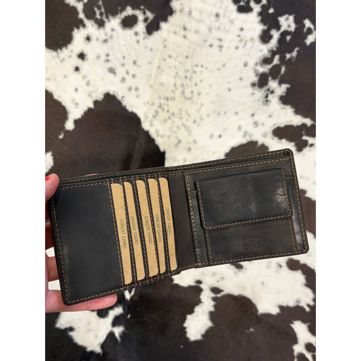 Mason RFID Leather Wallet with coin pocket