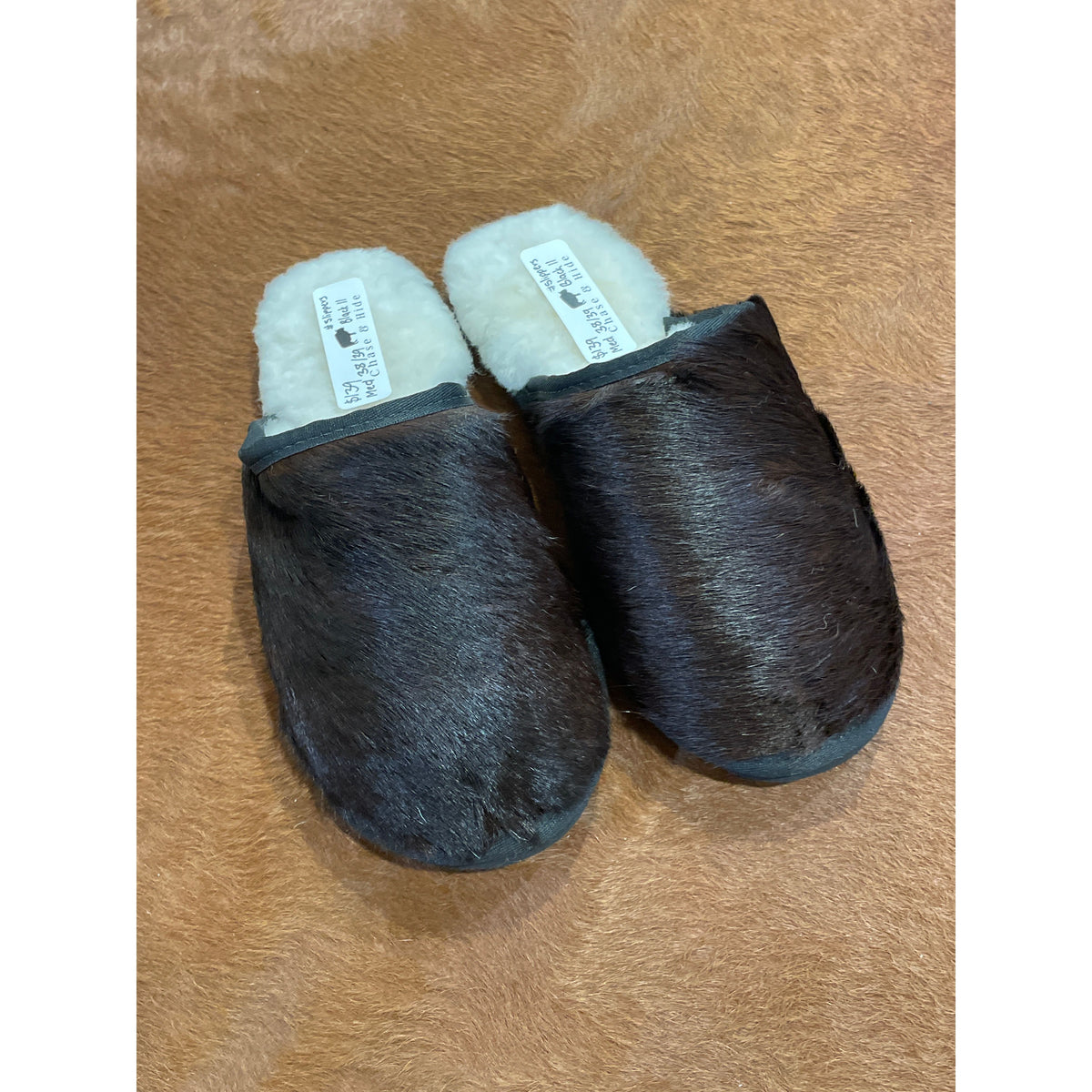 Cowhide Slippers