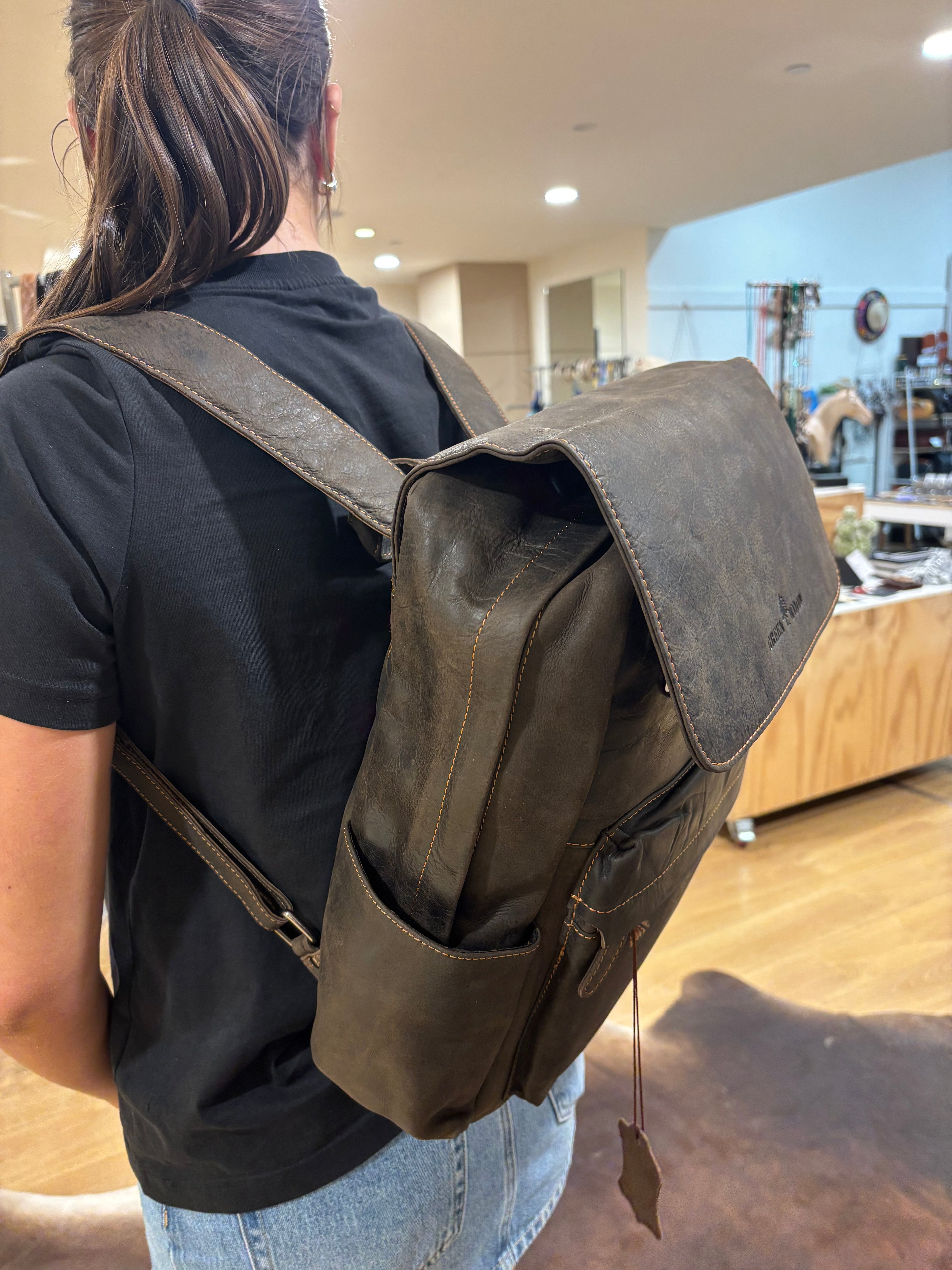 Leather Vintage Backpack
