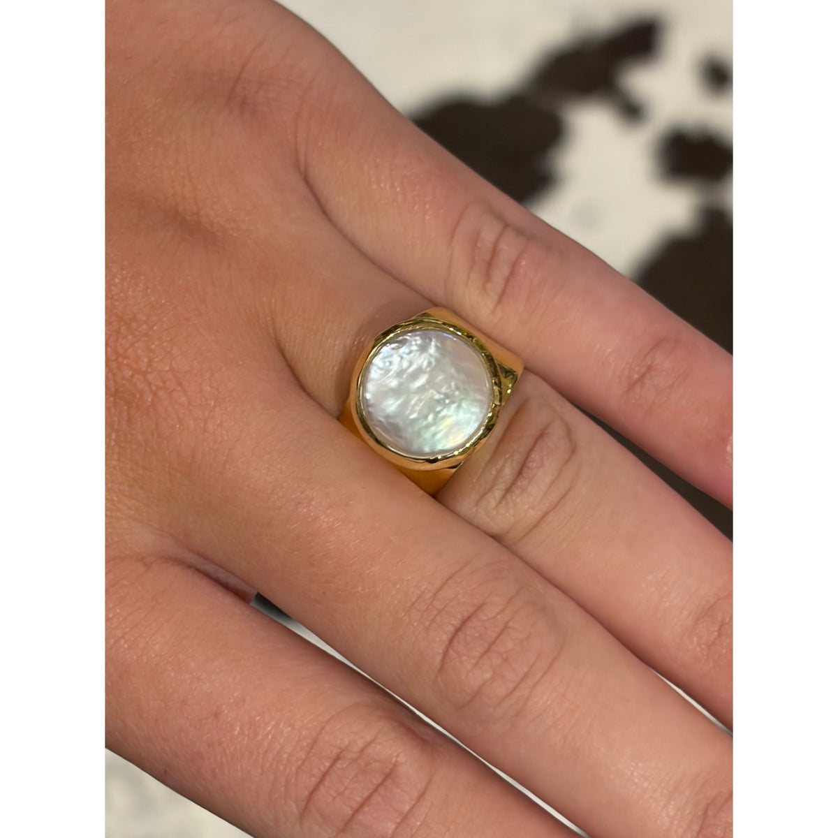 Yellow Gold Plated Gold Ring