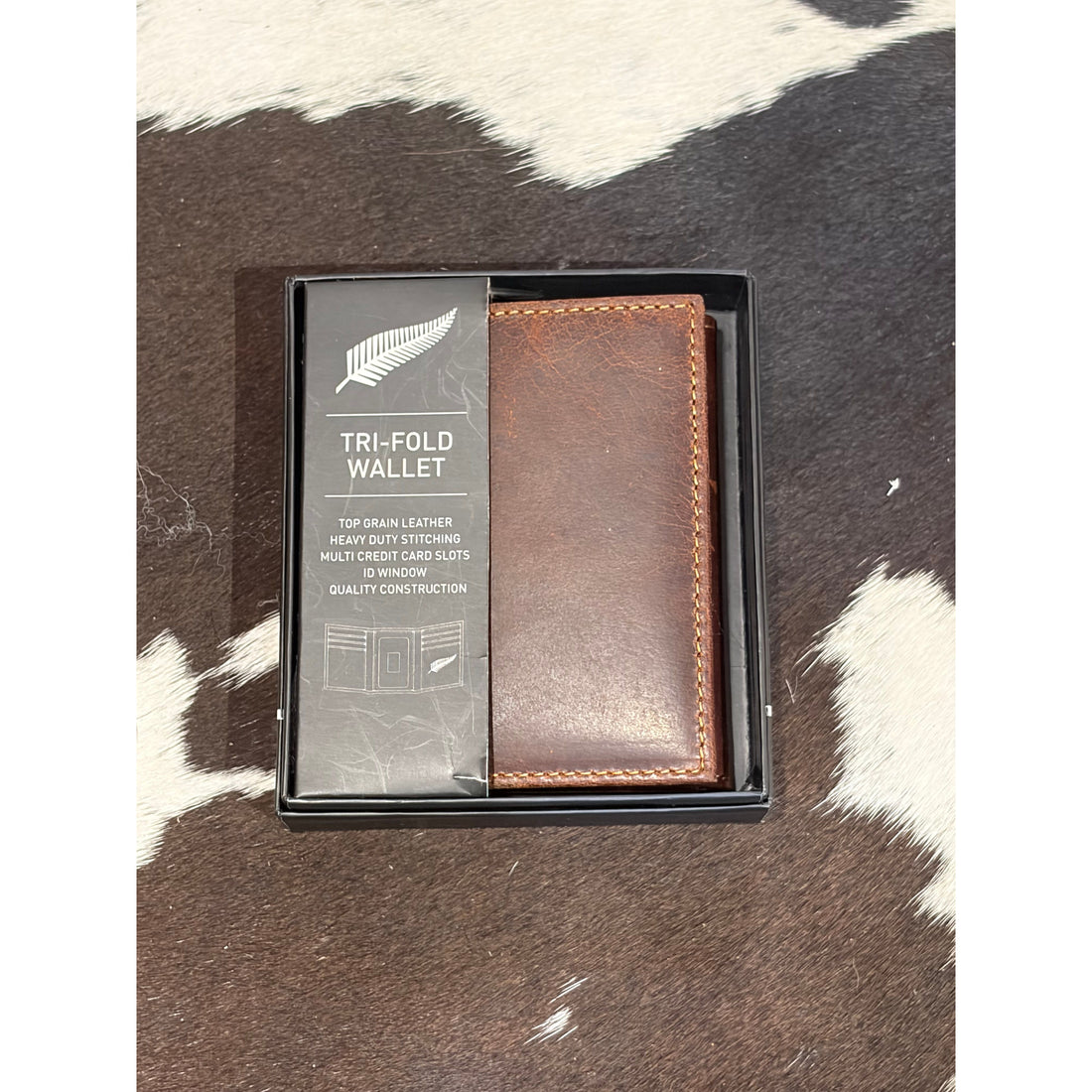 Tri-Fold Leather Wallet