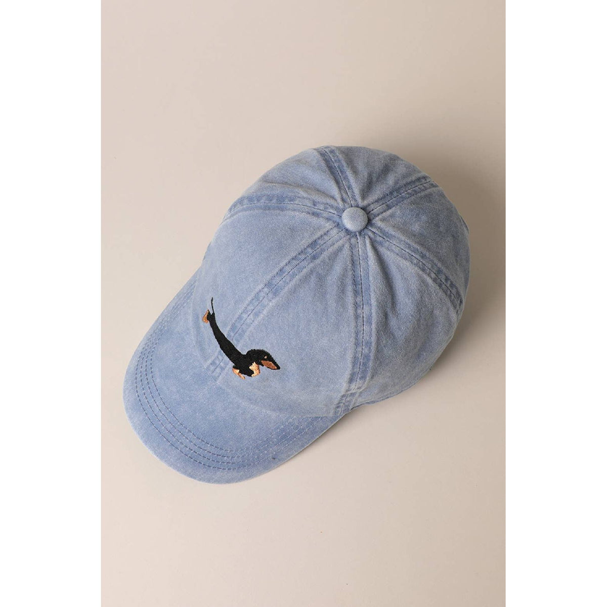 Dachshund Embroidered Baseball Dad Cap