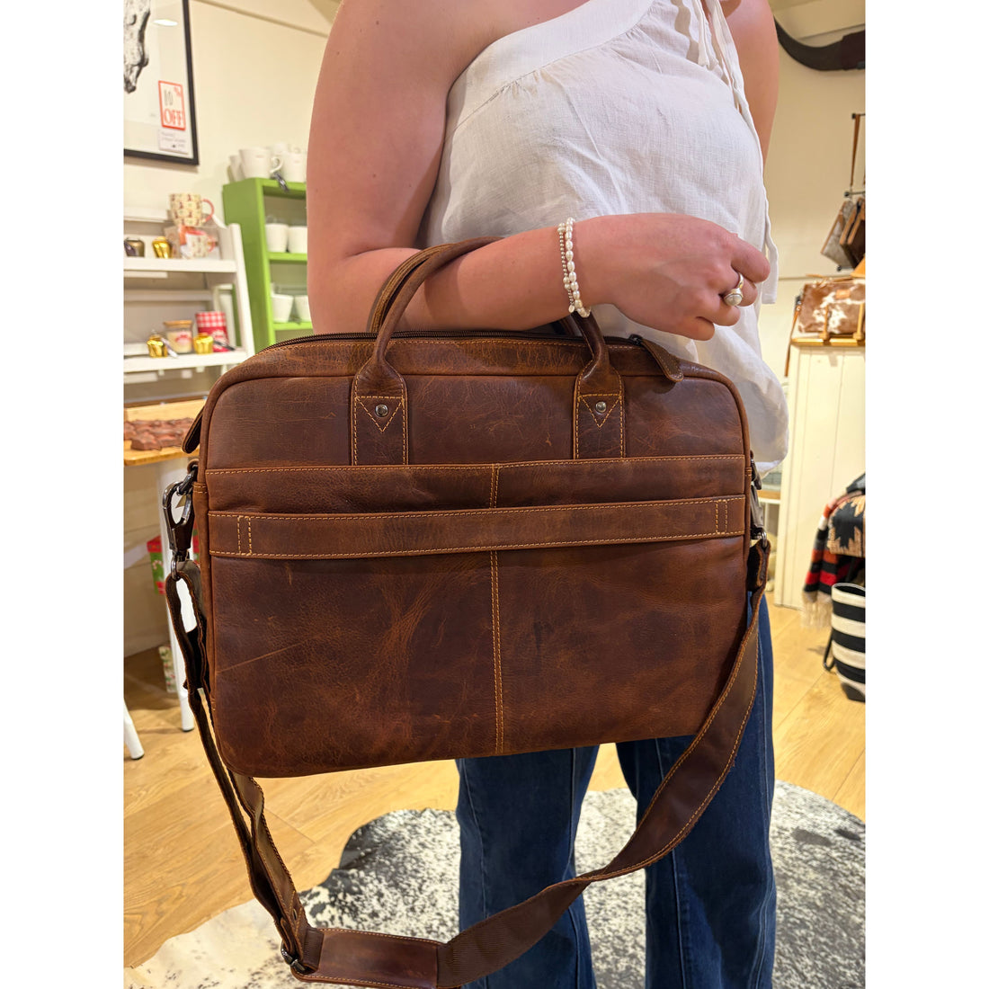 17” Leather Laptop Case - 2076