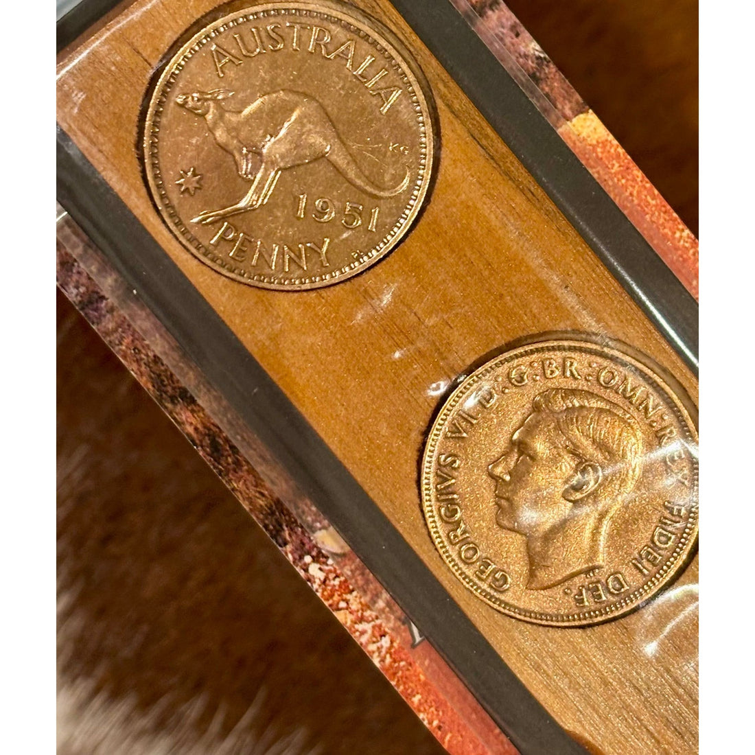 Two Up Game Set - Real Australian Penny