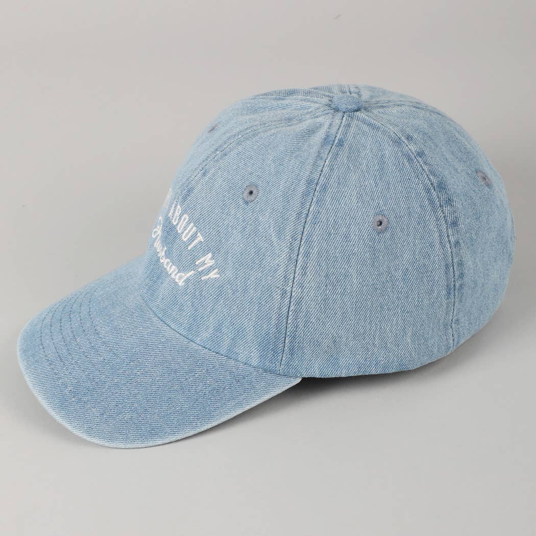Sorry About My Husband Embroidery Cap
