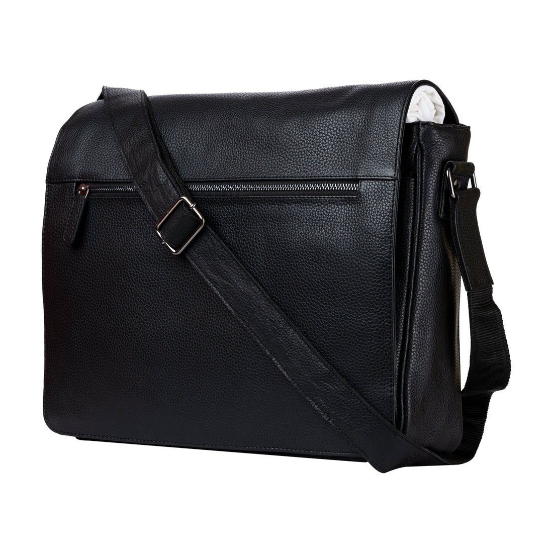 Leather Laptop Bag Berlin - Black GW588BLK