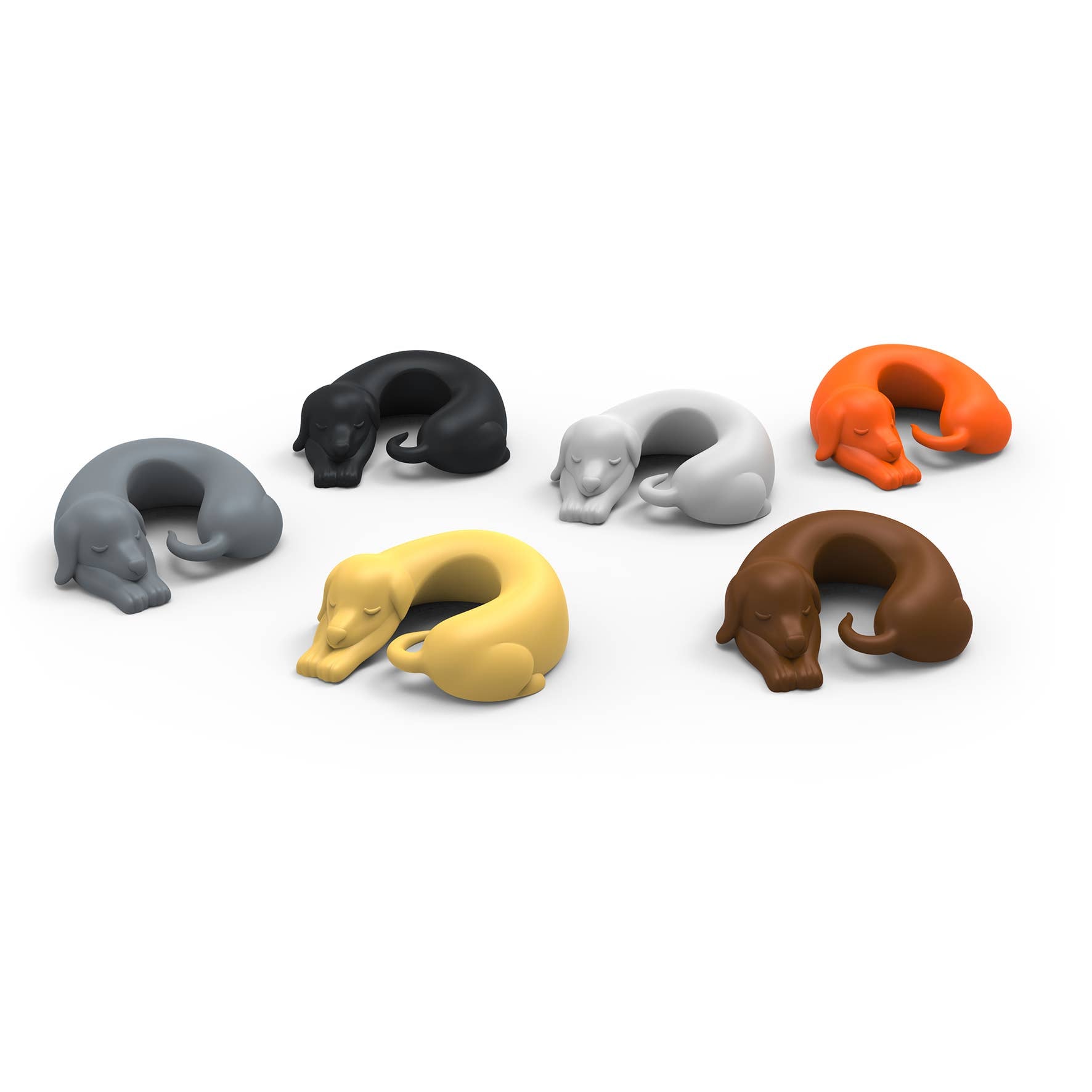 Fred Winer Dogs - 6 Dog Drink Markers