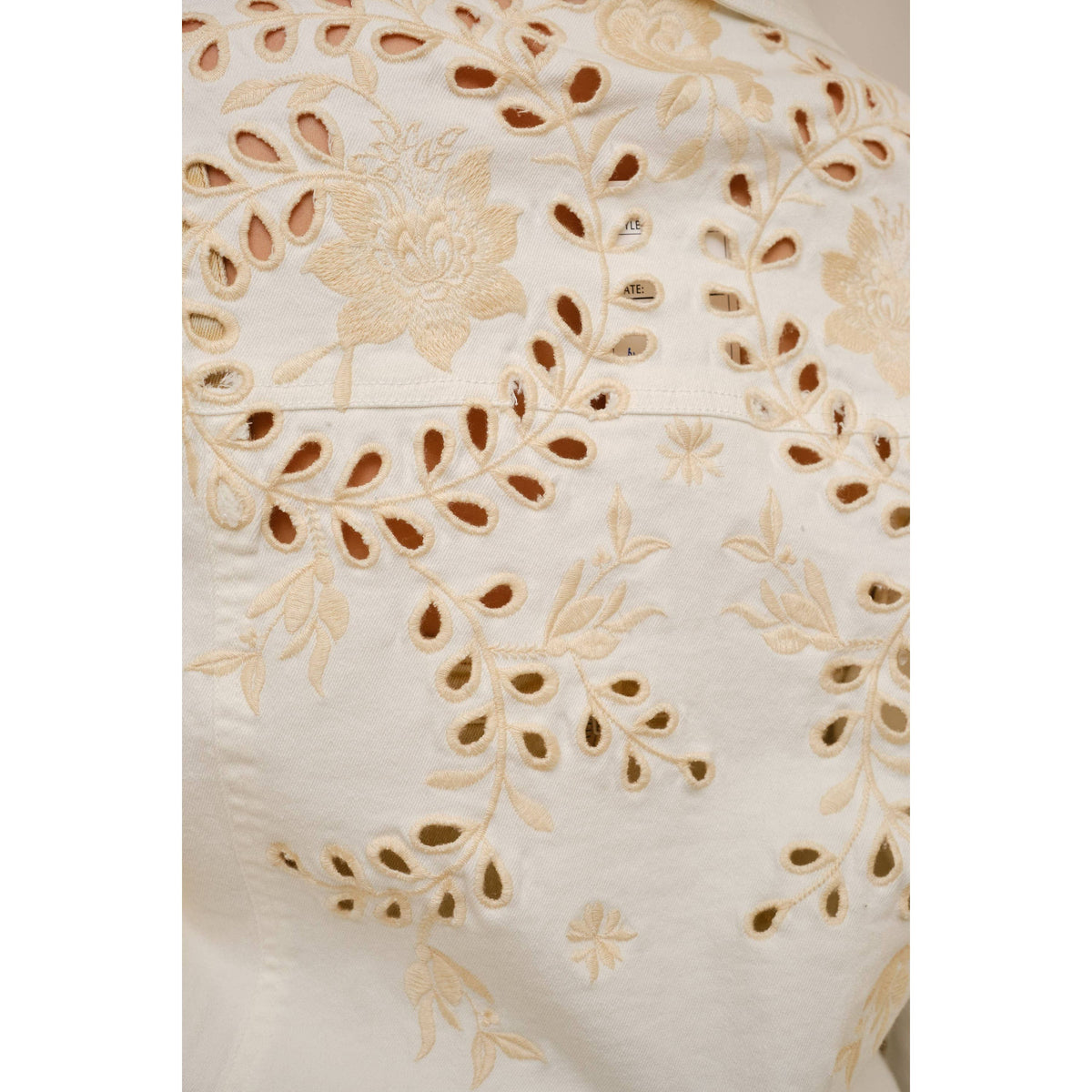 Floral Embroidered Denim Jacket
