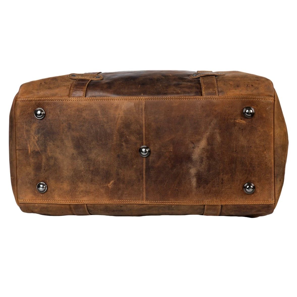 Leather Overnight Duffle Bag