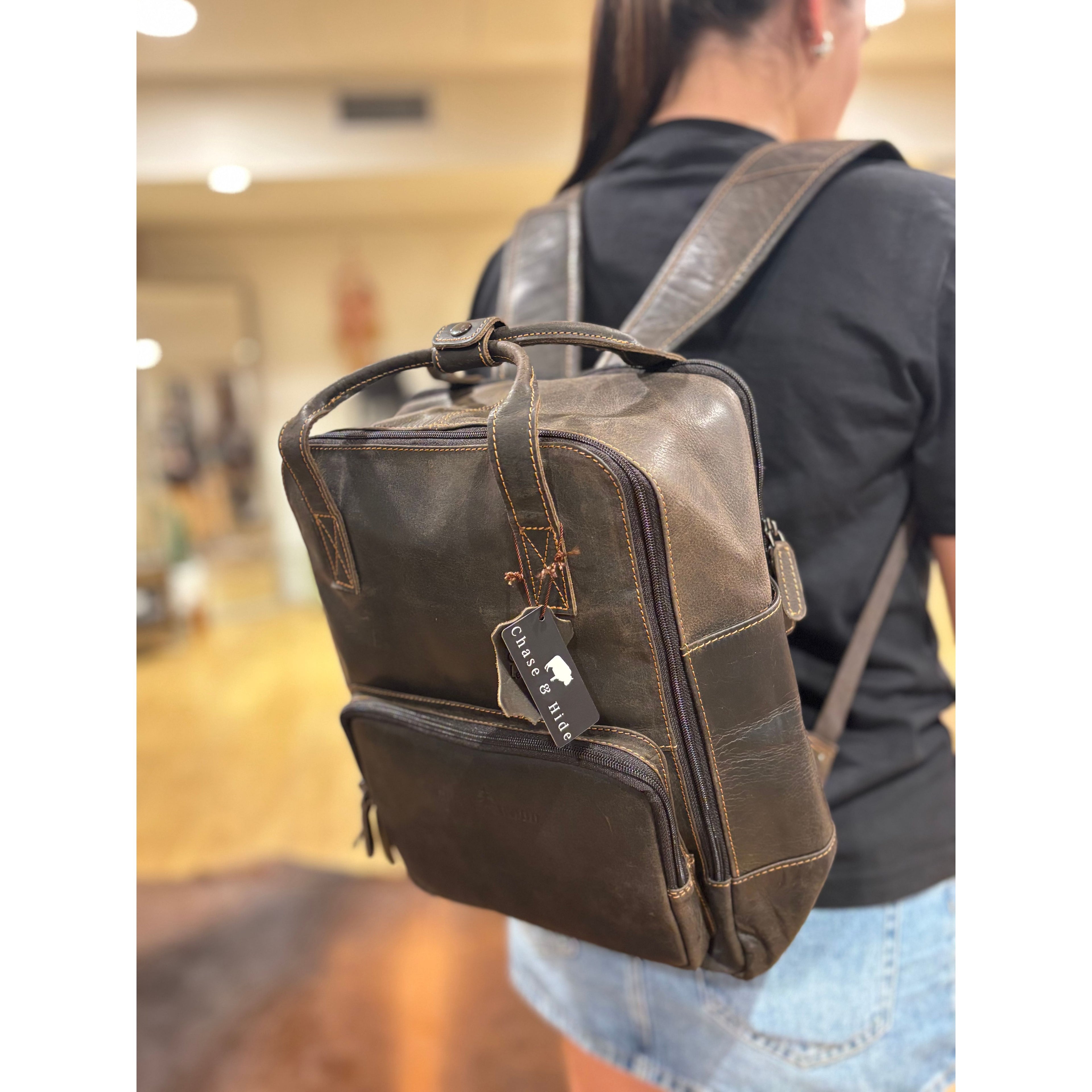 Leather Backpack