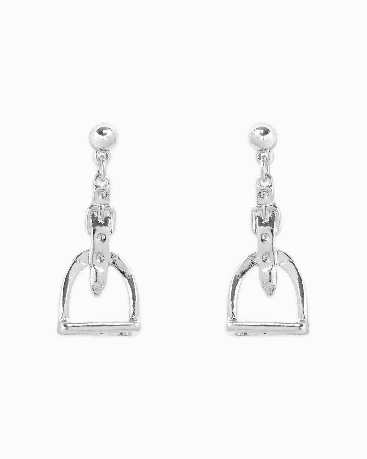Western Stirrup Belt Drop Earrings