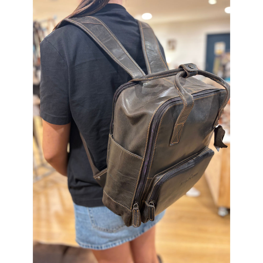 Leather Backpack