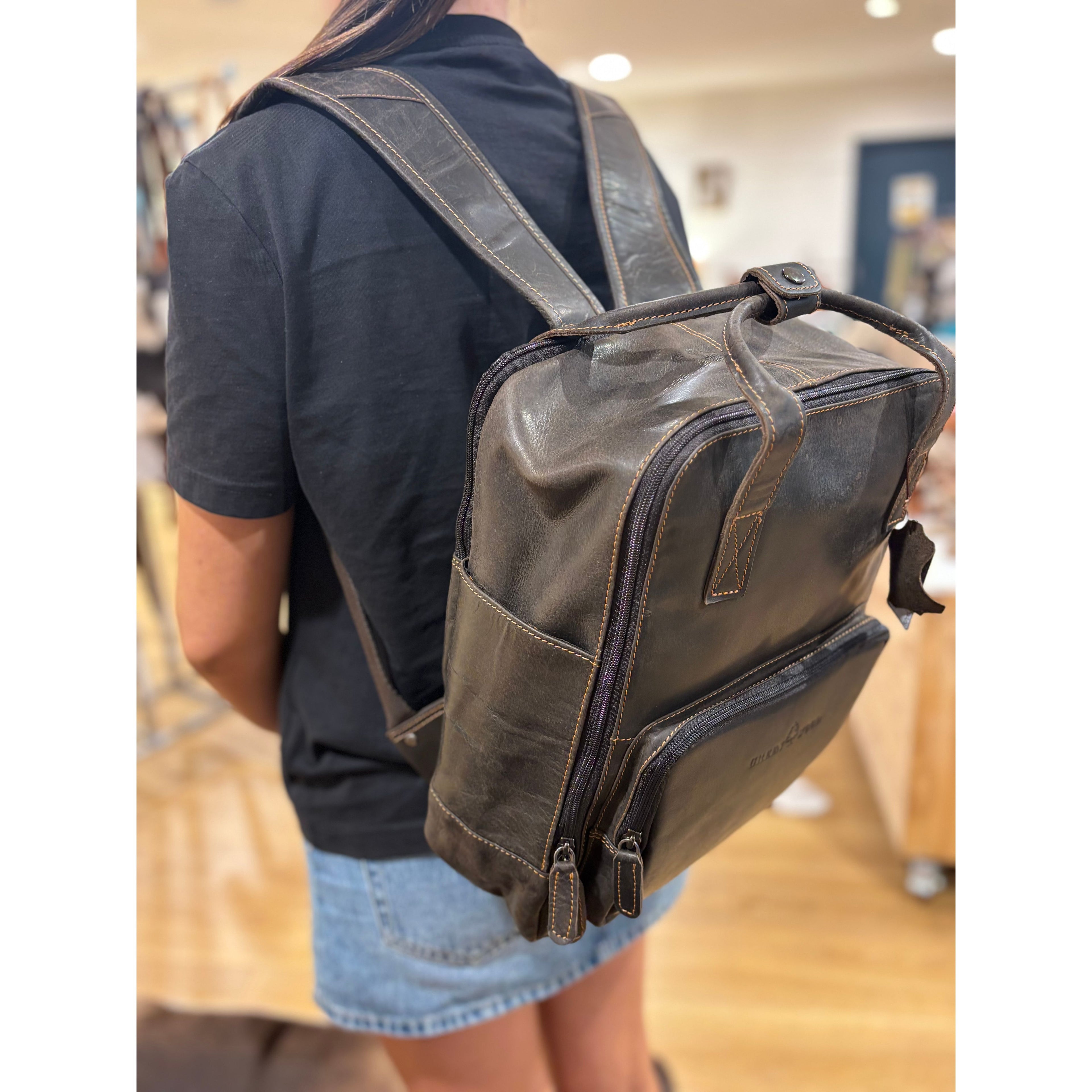 Leather Backpack