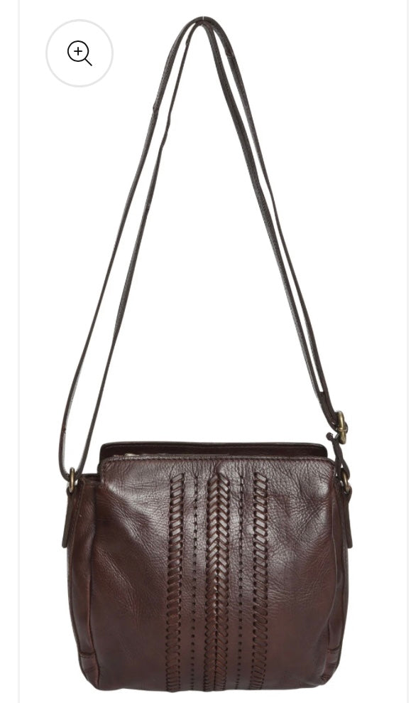 Vintage Leather Cross Body bag