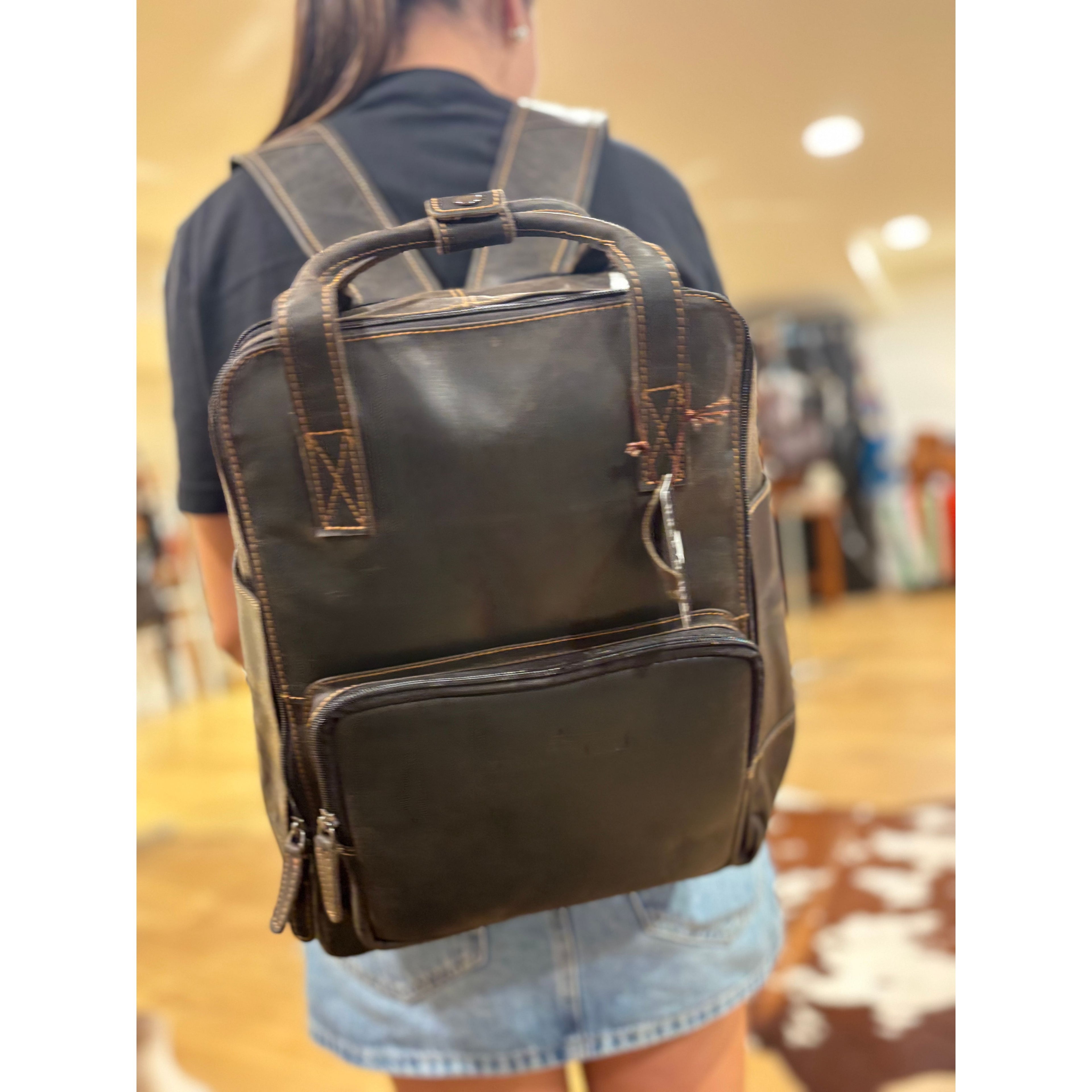 Leather Backpack