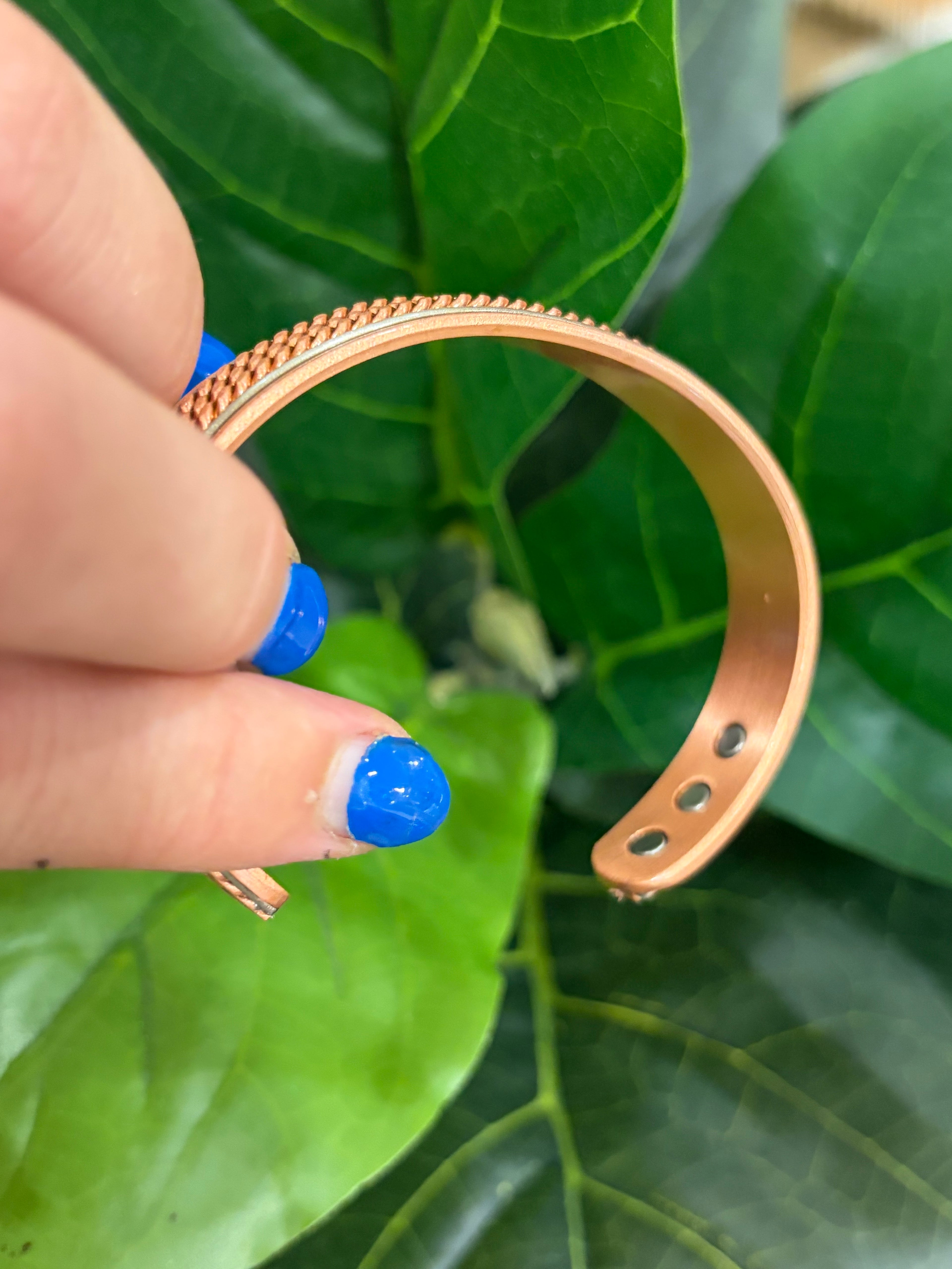 Triple Twist Copper Band