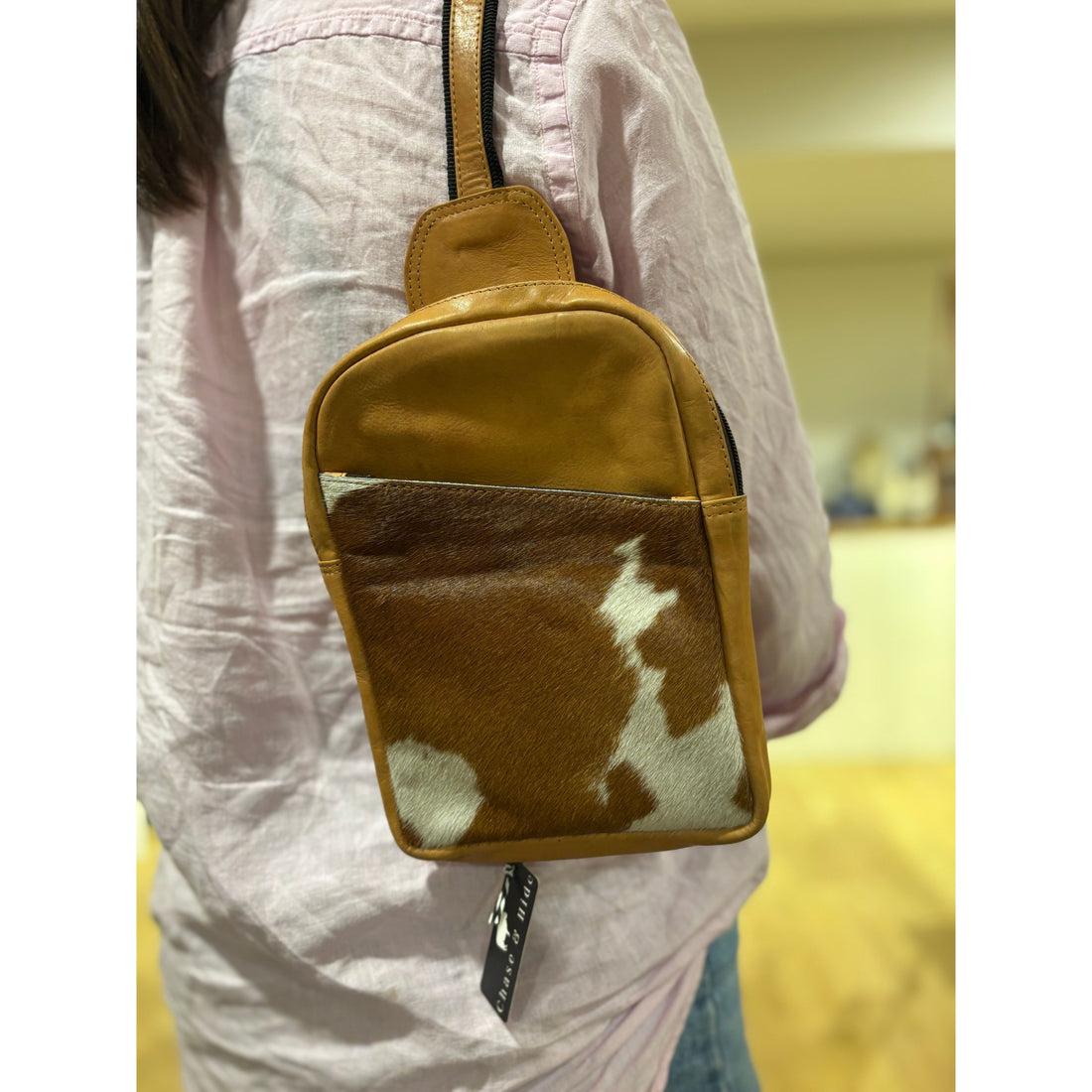 Bruges cowhide Crossbody