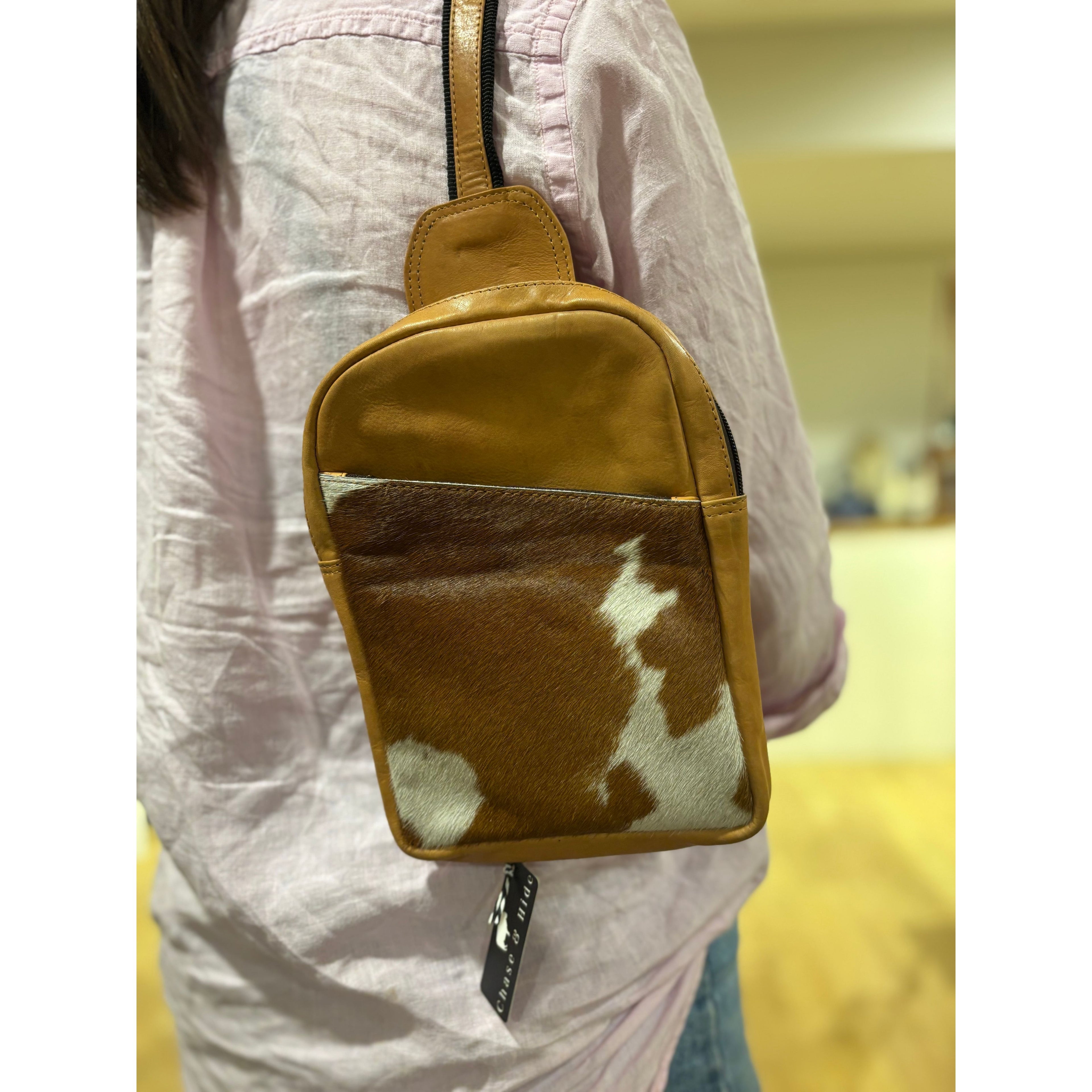 Bruges cowhide Crossbody