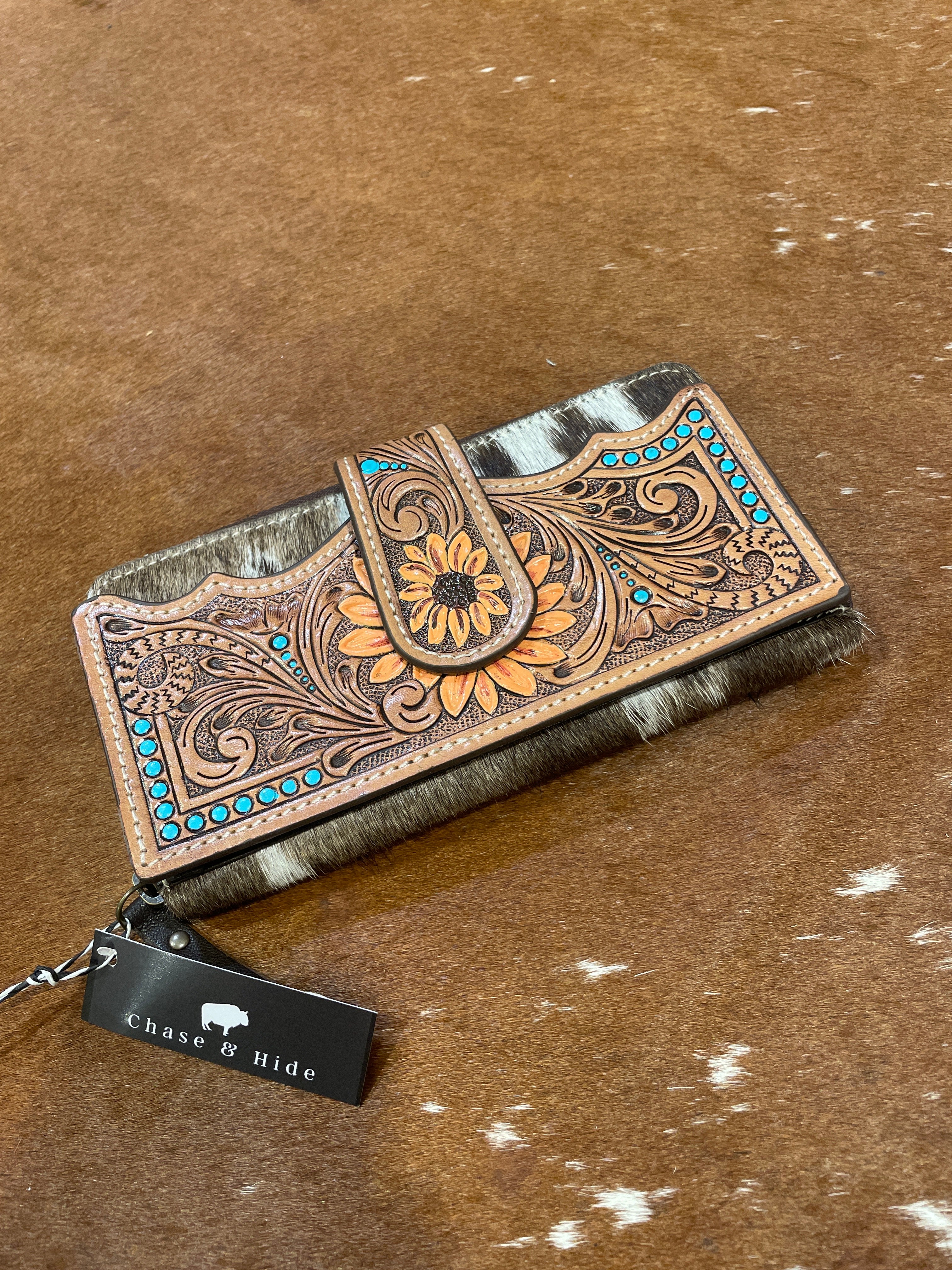 Sunflower Tooling Wallet -