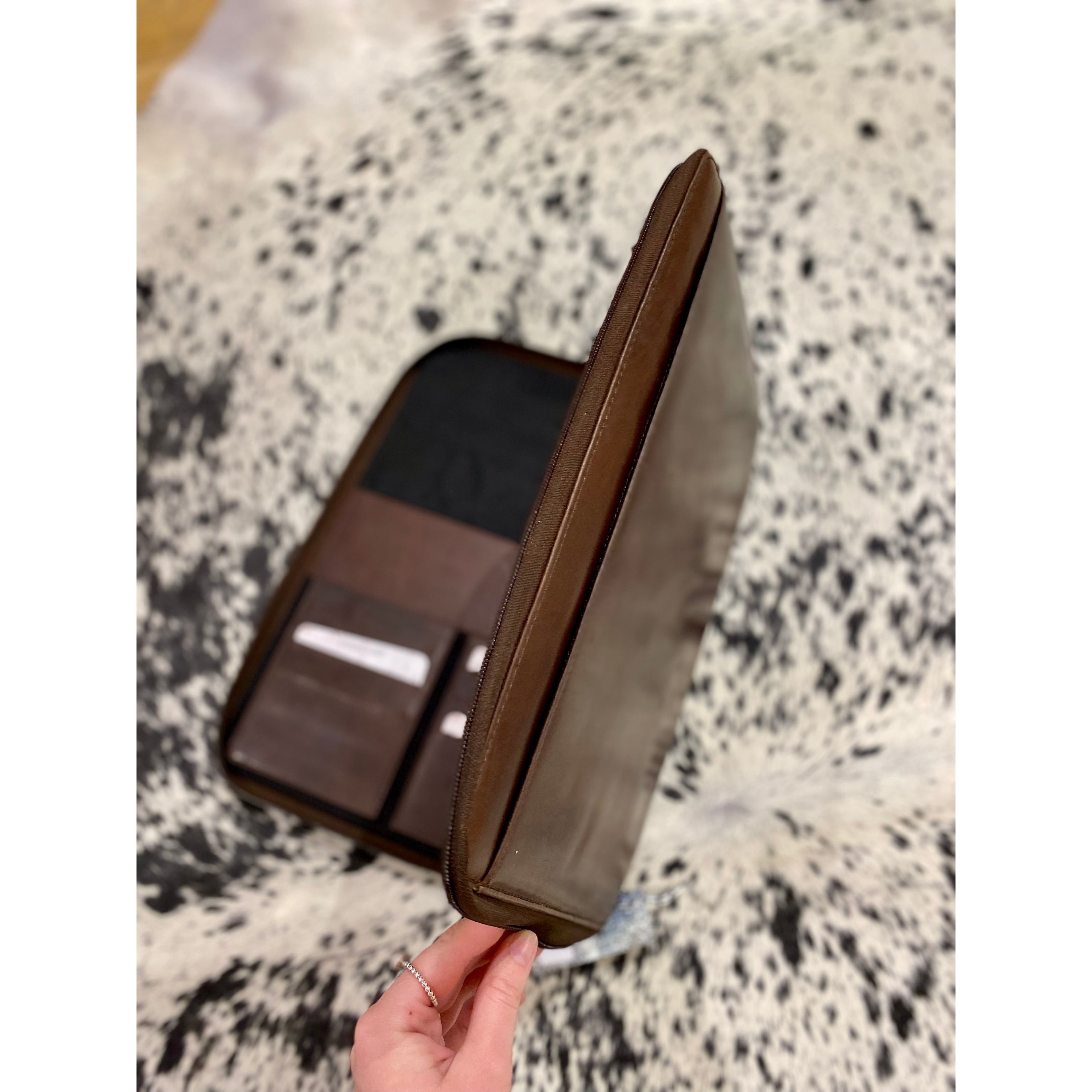 Leather Hard case Folder / Folio