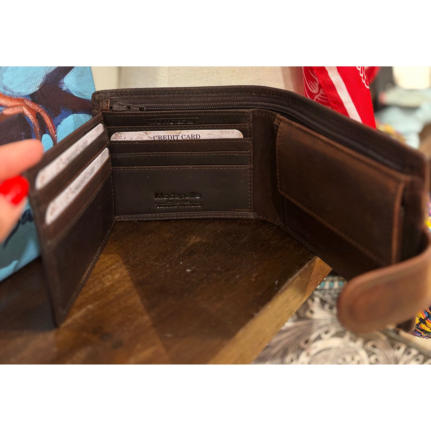 Plain Leather Wallet