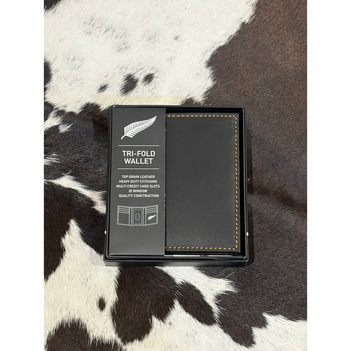 Tri-Fold Leather Wallet
