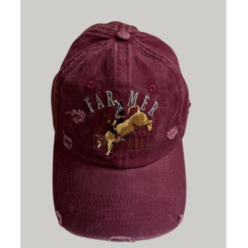 FAR MER by Whitney - No Bull Distressed Cap