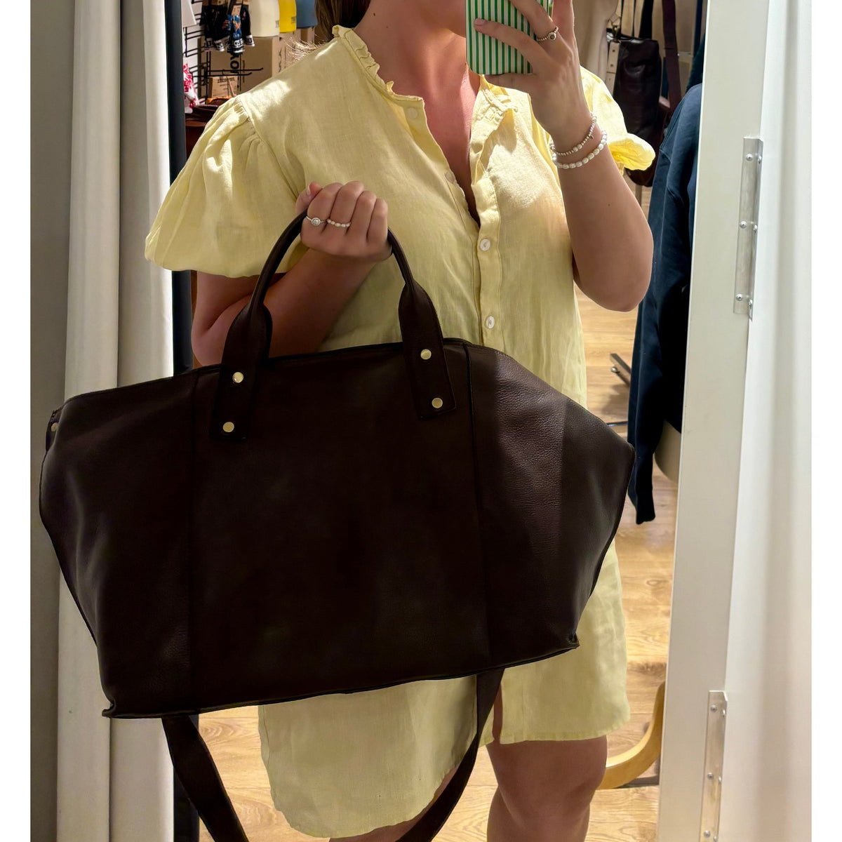‘Stay with me’ leather bag