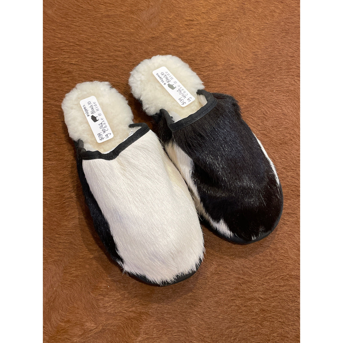 Cowhide Slippers