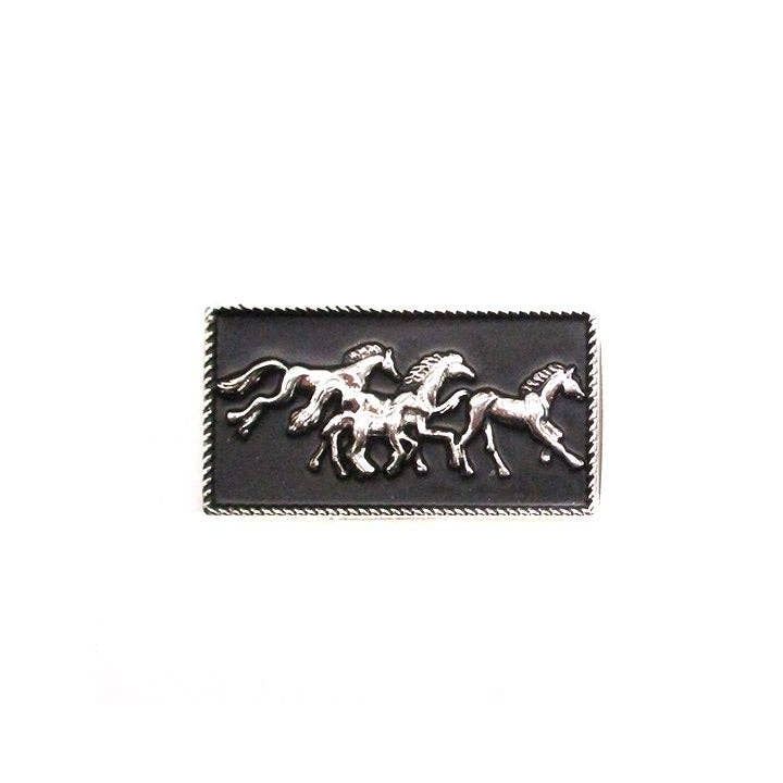 Western Running Horse Money Clip