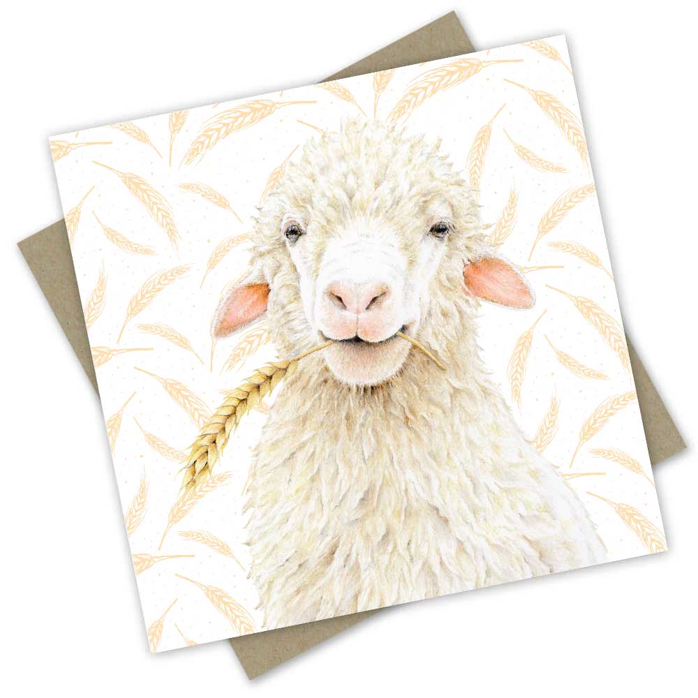 Farm Friend: Mr Sprinkles the Sheep Greeting Card
